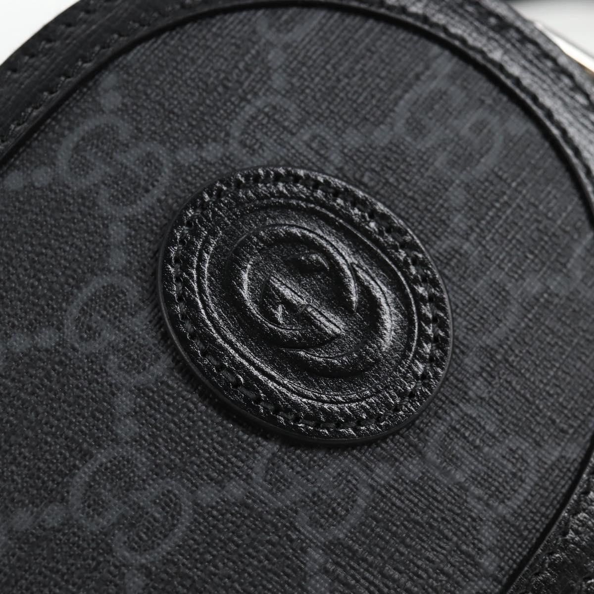 Gucci GUCCI GG Supreme Shoulder Bag Pvc Black Silver Size ONE SIZE - 15 Thumbnail