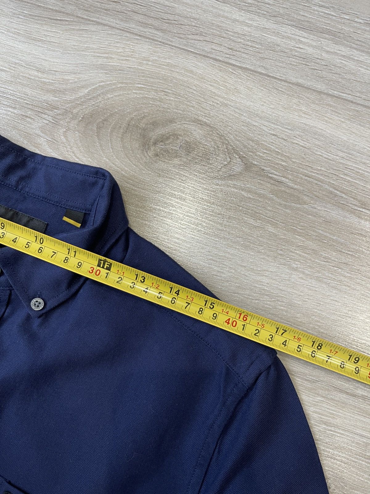 Lyle & Scott Lyle & Scott Navy Cotton Pique Button-Down Shirt – Size S Size US S / EU 44-46 / 1 - 8 Thumbnail