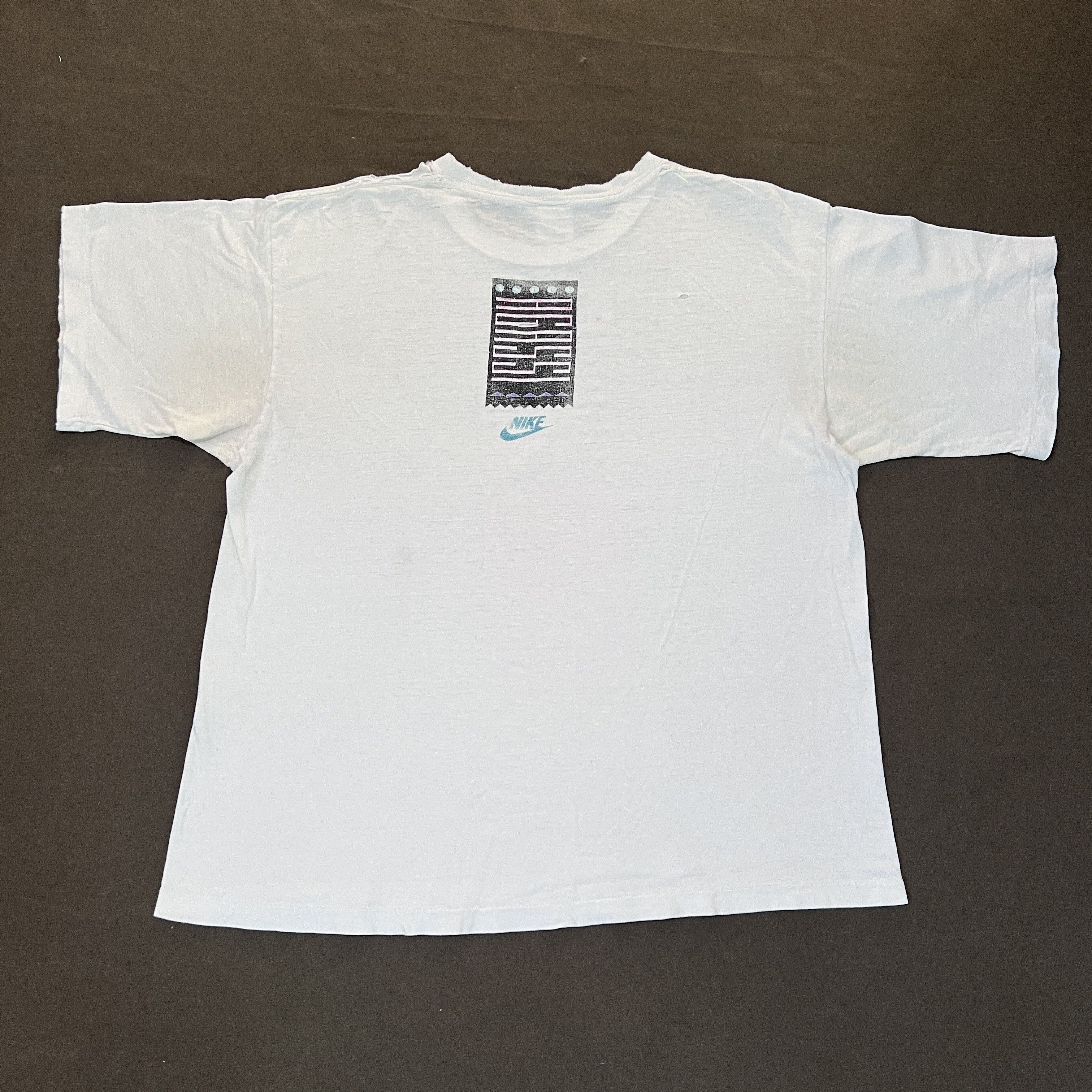Nike × Vintage Vintage 90s NIKE Andre Agassi Tee Distressed Faded Thrashed Size US M / EU 48-50 / 2 - 8 Thumbnail
