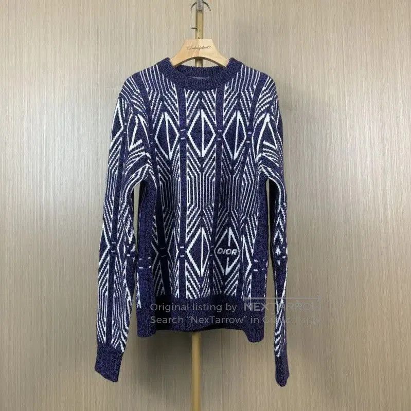 Dior Dior Colorblock Wool Pullover Sweater for Women . Size M / US 6-8 / IT 42-44 - 1 Thumbnail