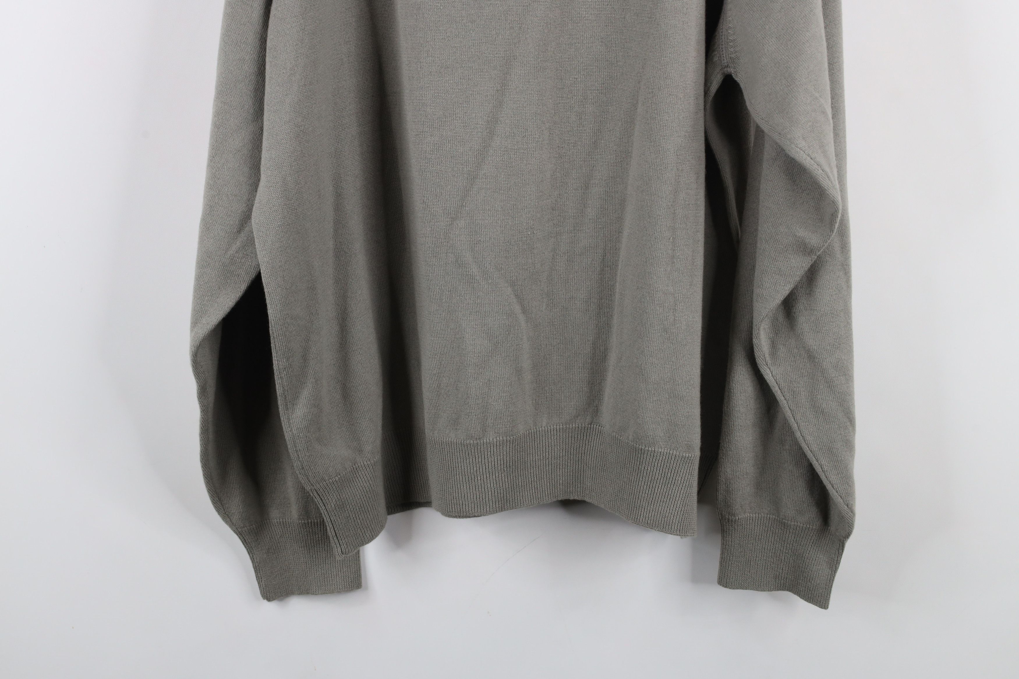 Vintage Vintage 90s Streetwear Silk Cashmere Blend Knit Sweater Gray Size US XL / EU 56 / 4 - 9 Thumbnail