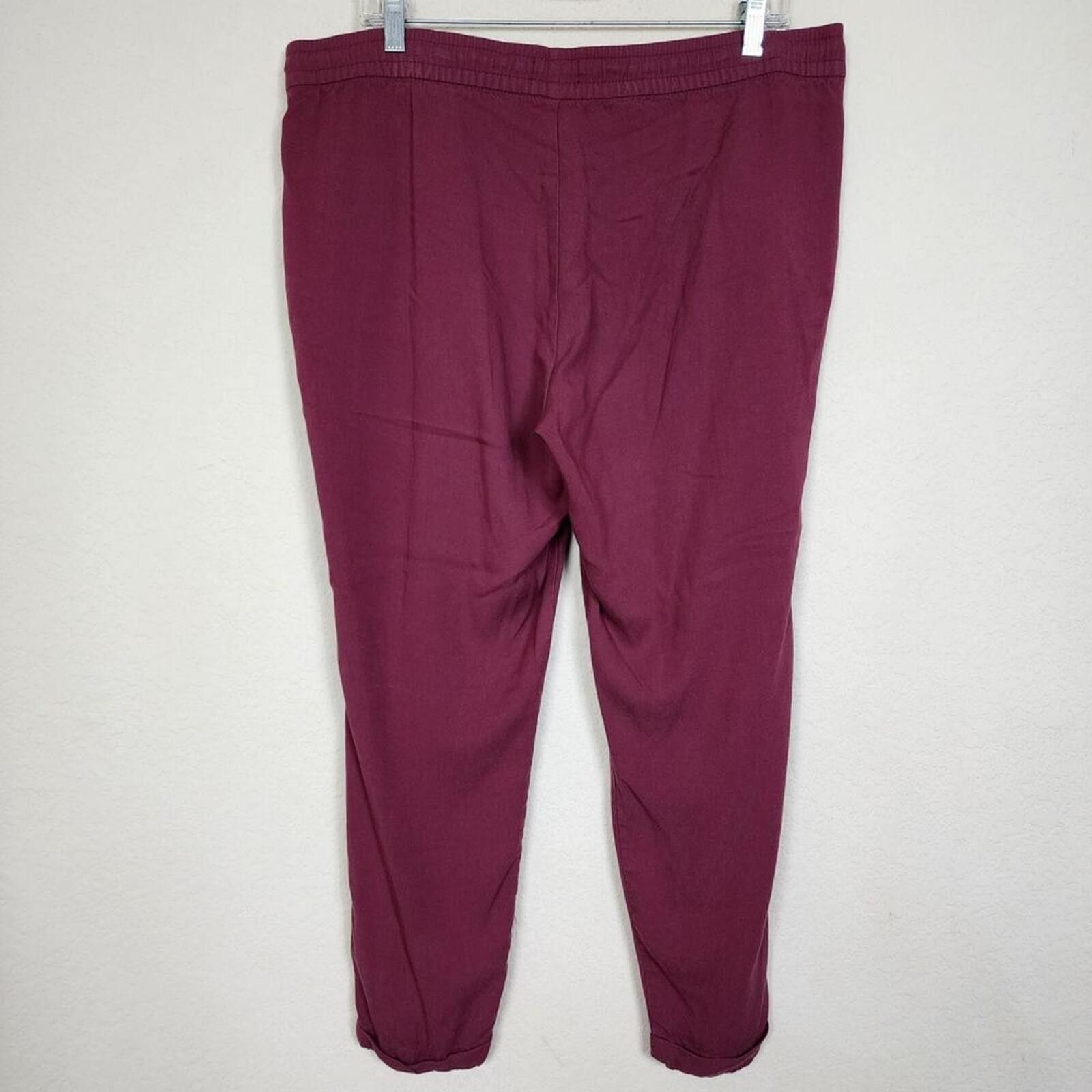 Old Navy Medium Burgundy Pajama Sweatpants Size 32" / US 10 / IT 46 - 2 Thumbnail