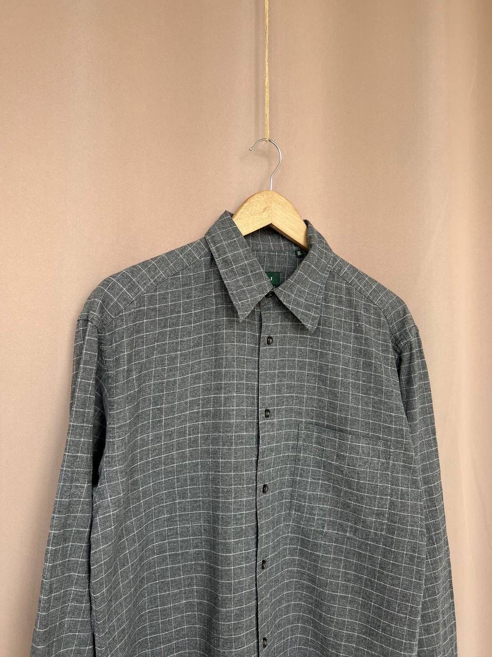 Canali Canali Green Label Check Button Down Shirt Mens Size 39 (M) Size US M / EU 48-50 / 2 - 3 Thumbnail