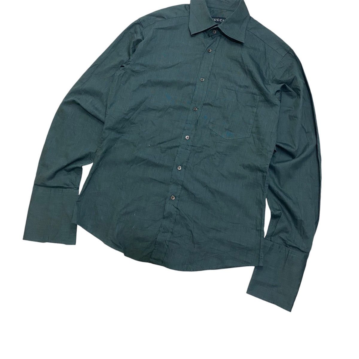 Gucci Gucci shirt 100% cotton algodon Size 40L - 4 Thumbnail