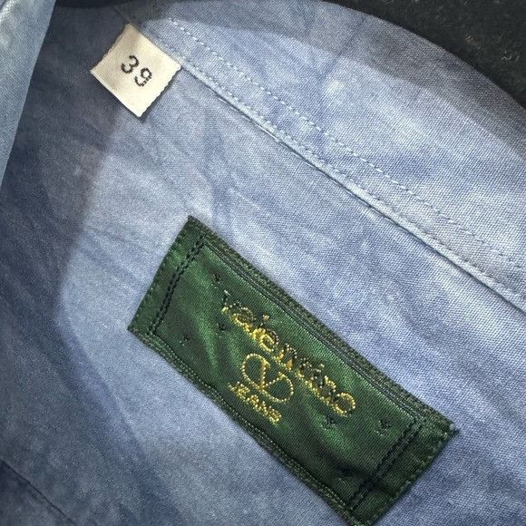 Valentino Valentino Jeans Blue Shirt Button Down Men’s Size 39 Size US M / EU 48-50 / 2 - 3 Thumbnail