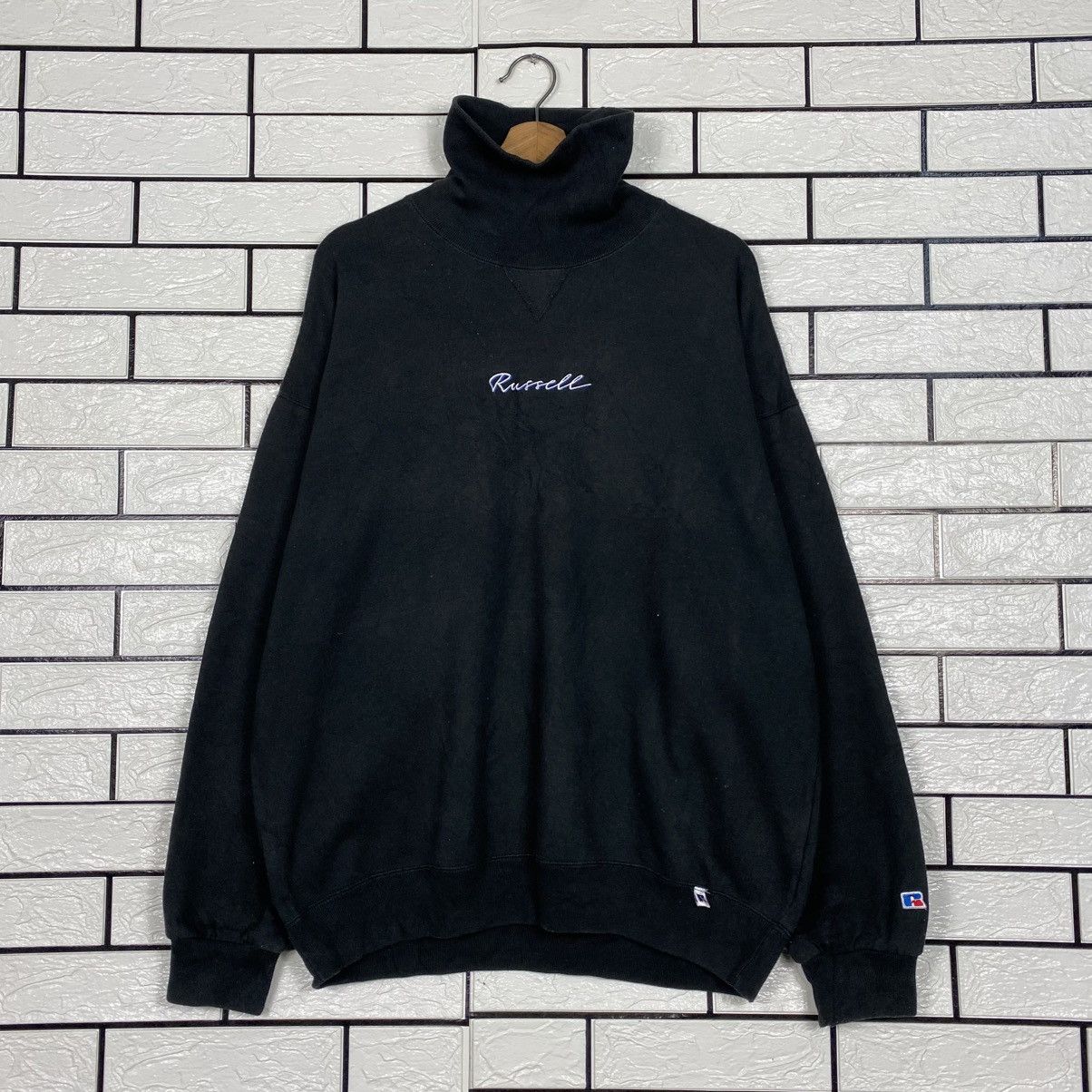 Japanese Brand 📌Vintage Sweatshirt Turtle Neck Russell Athletic Size US M / EU 48-50 / 2 - 2 Thumbnail