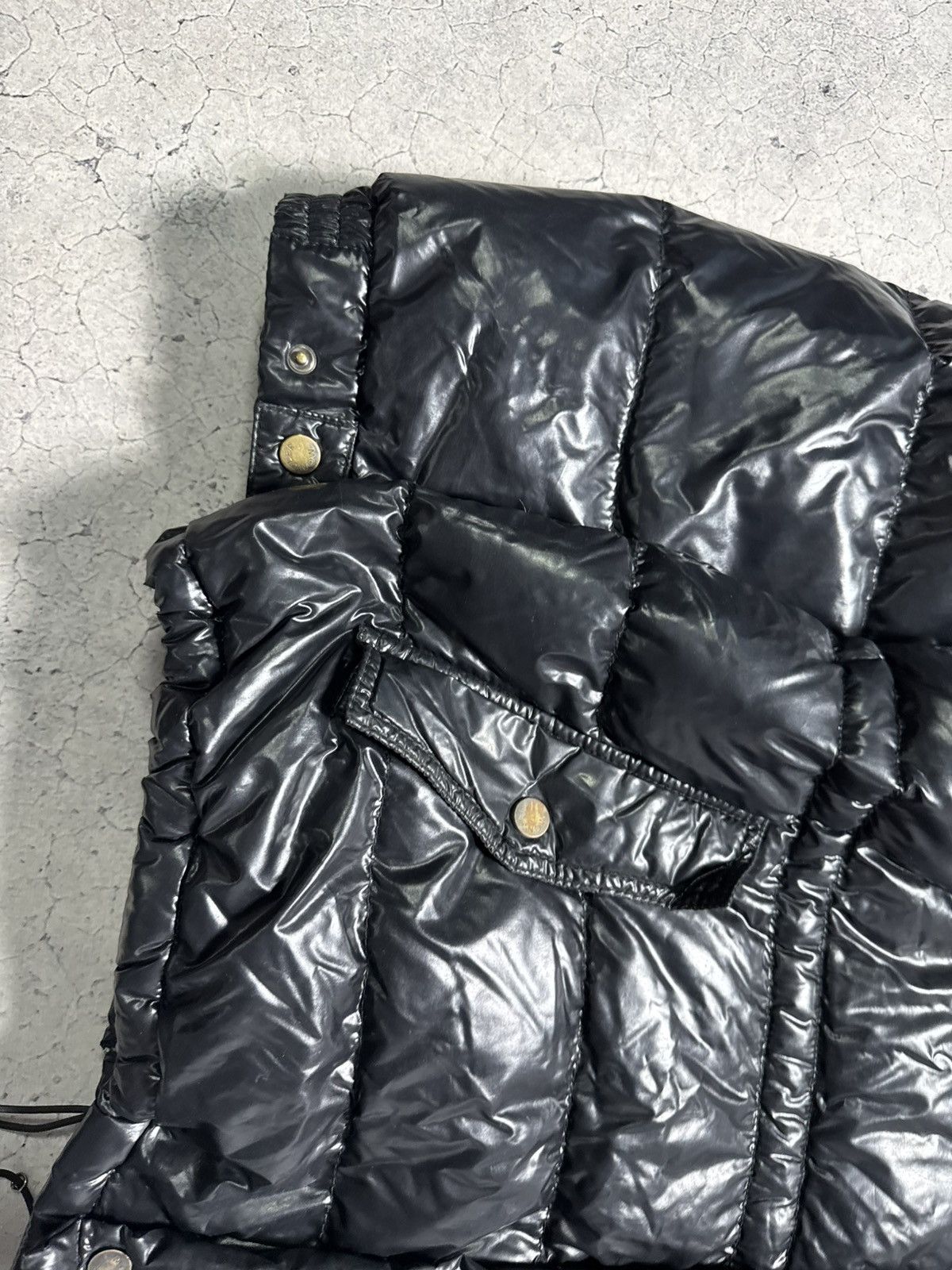 Moncler Moncler Maya Luxury Black Down Puffer Jacket Size 7 Vintage Size US XXL / EU 58 / 5 - 2 Thumbnail