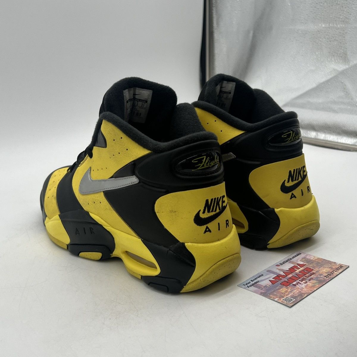 Nike Air up 14 black yellow strike Size US 9 / EU 42 - 4 Thumbnail