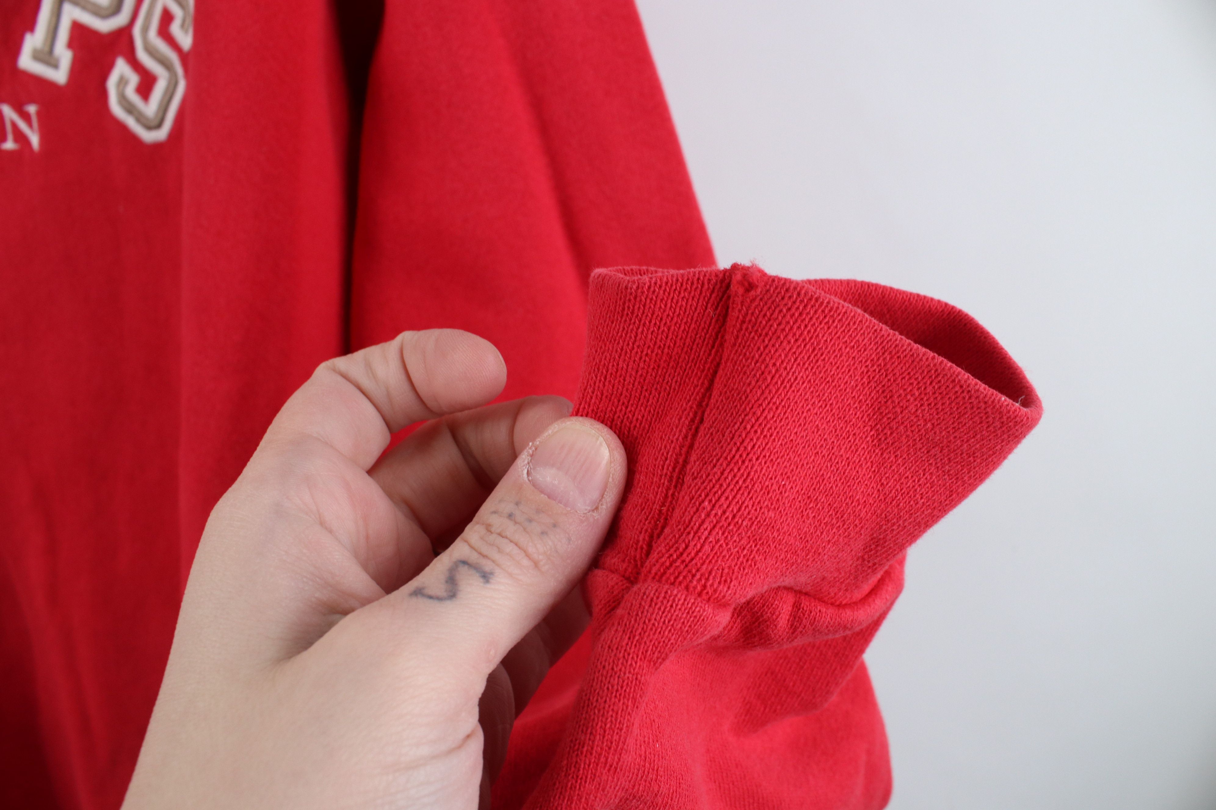 Vintage Vintage 90s Champps Michigan Crewneck Sweatshirt Red USA Size US XL / EU 56 / 4 - 6 Thumbnail