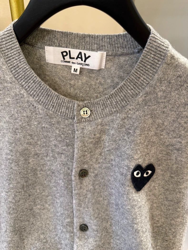Comme des Garcons Comme Des Garcons Wool knitted cardigan gray Size M / US 6-8 / IT 42-44 - 4 Thumbnail