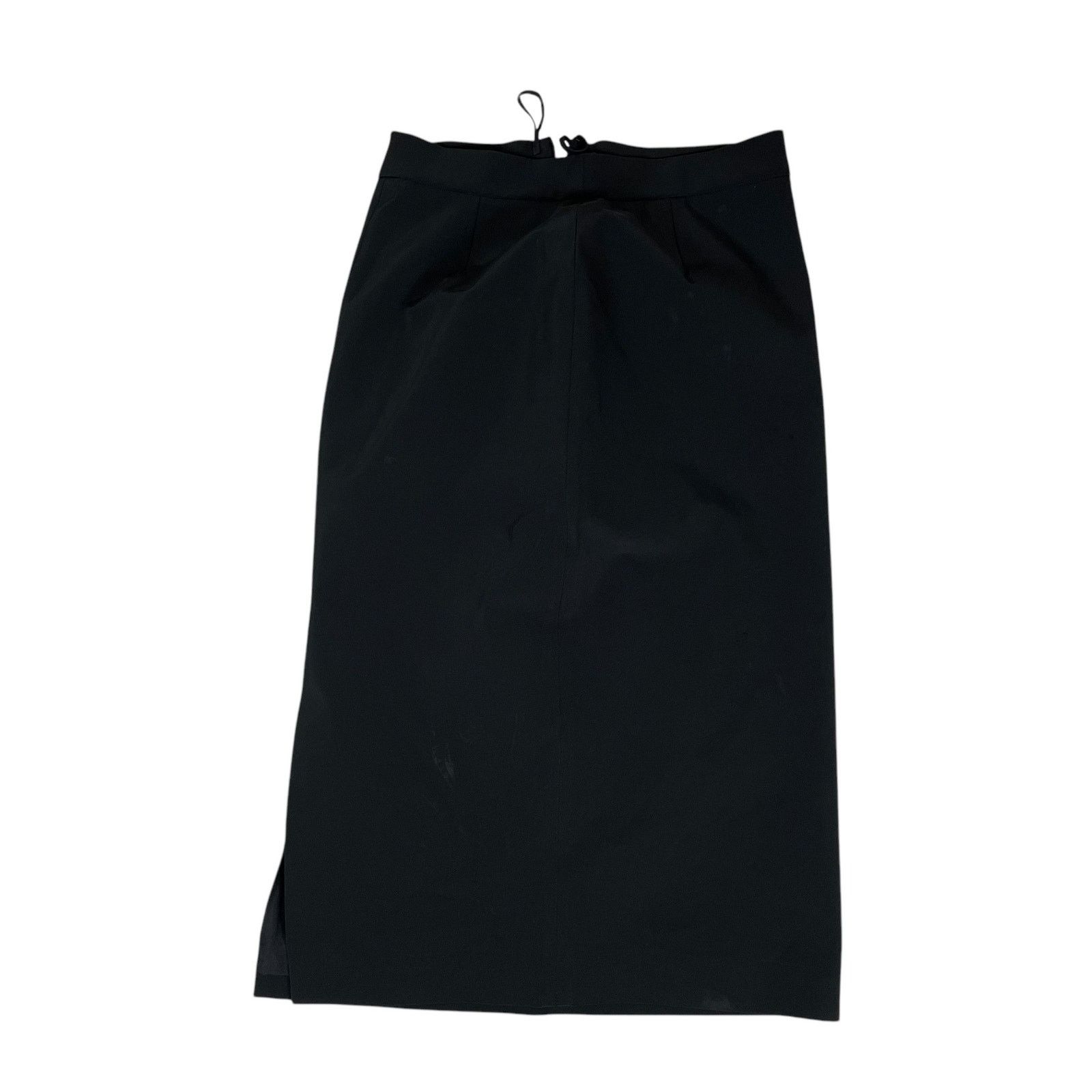 Prada Prada Women's Black Polyester Zipper Pencil Skirt 42 Size 42" / US 20 - 10 Thumbnail