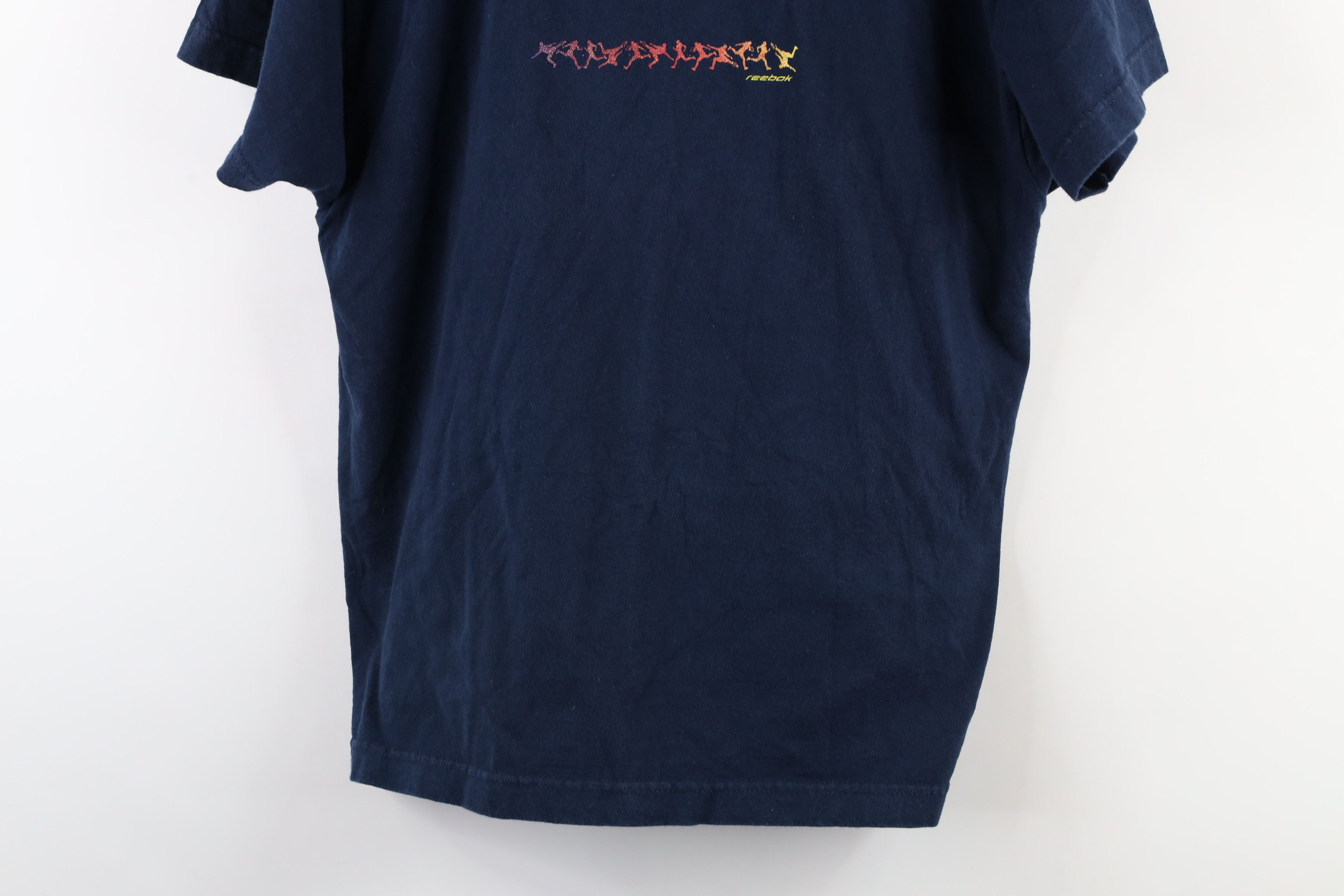Reebok × Vintage Vintage 90s Reebok Spell Out Sports Short Sleeve T-Shirt Size L / US 10 / IT 46 - 3 Thumbnail