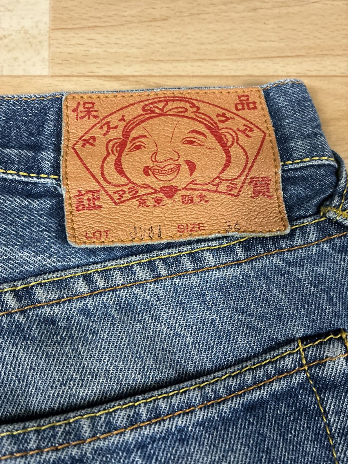 Evisu Mens Vintage Evisu Japan Style Jeans Pants Selvedge Size M Size US 32 / EU 48 - 7 Thumbnail