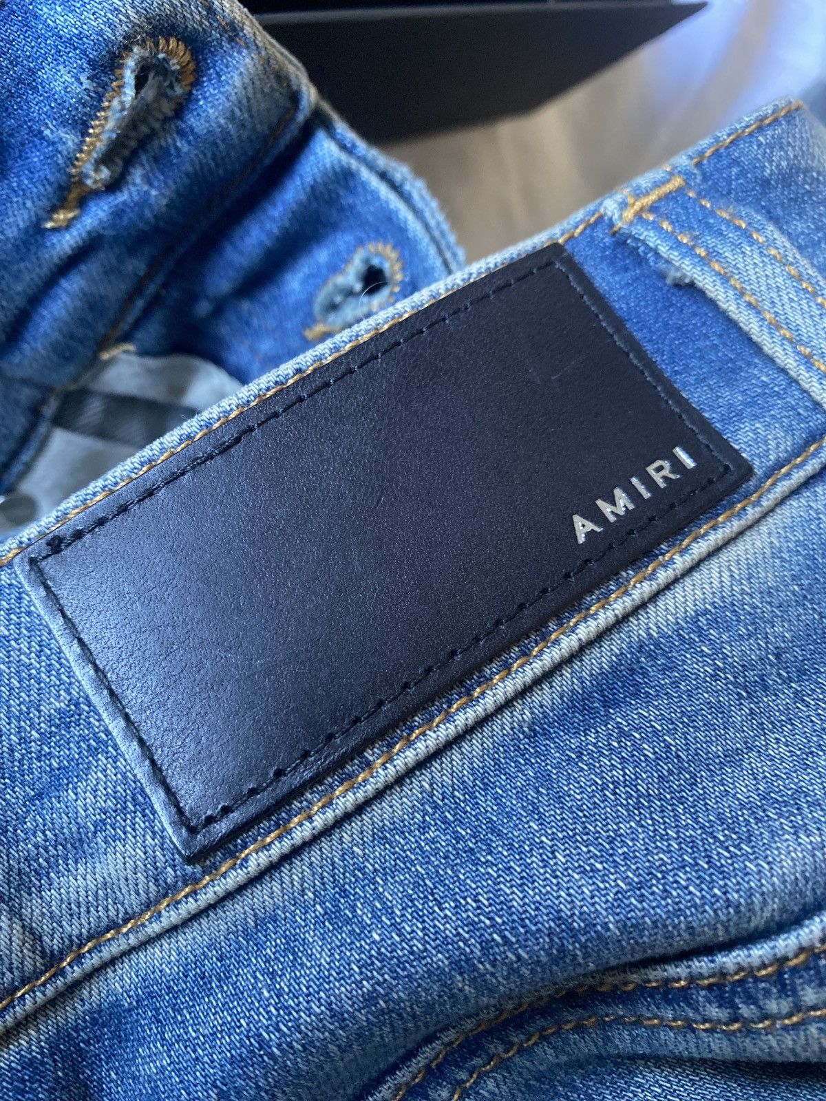 Amiri Rare patchwork sashiko stitched amiri jeans Size US 30 / EU 46 - 8 Thumbnail