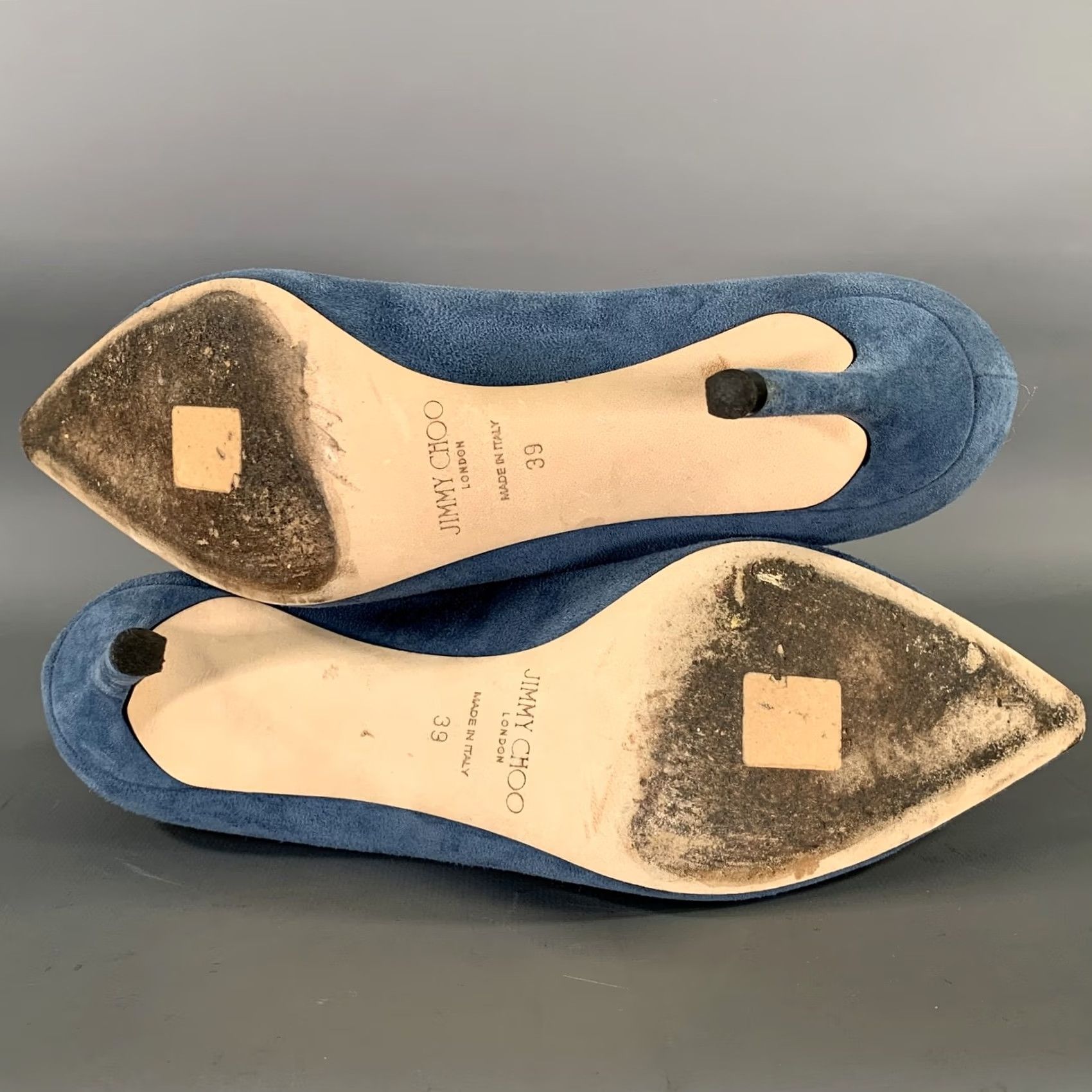 Jimmy Choo JIMMY CHOO Blue Suede Pumps Size 9 Womens J0001474039 Size US 9 / IT 39 - 6 Thumbnail