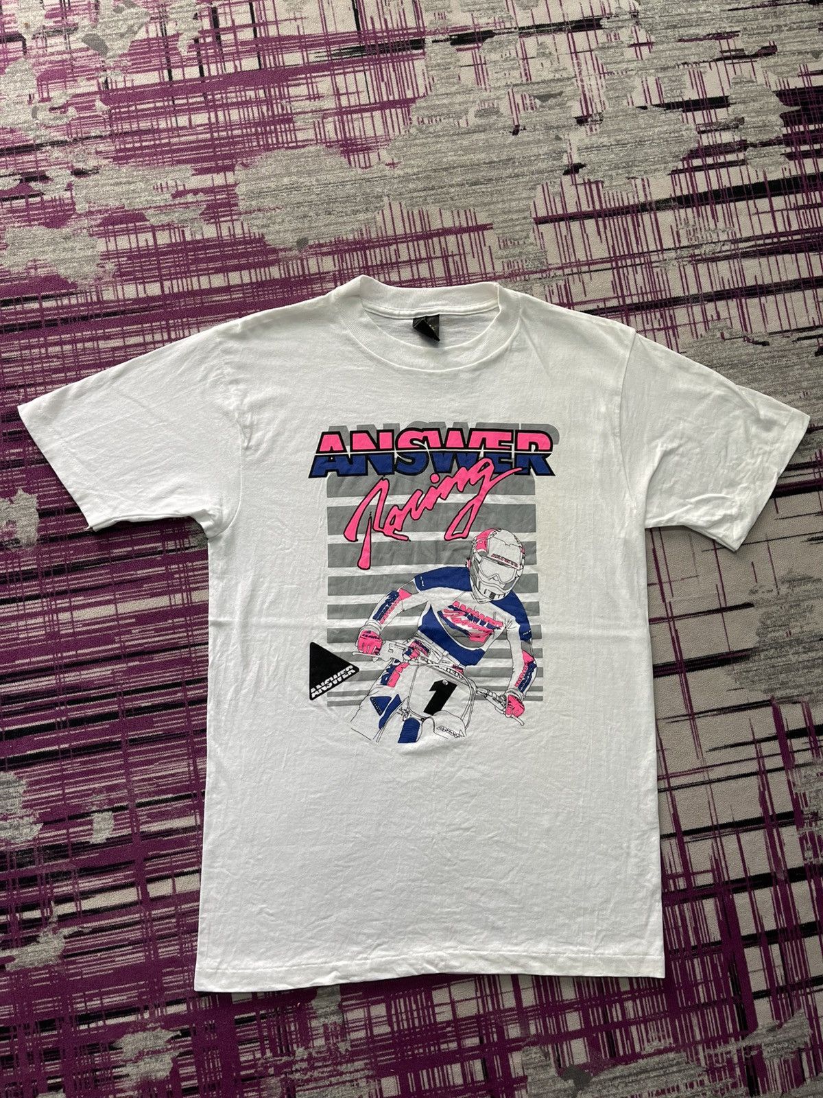 Sports Specialties VINTAGE 80S MOTOCROSS ANSWER RACING TEE VERY RARE Size US M / EU 48-50 / 2 - 1 Thumbnail