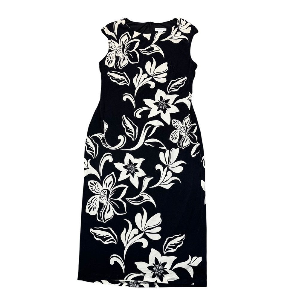 Other NWT New London Times Powell Floral Sleeveless Midi Sheath D Size XXL / US 16-18 / IT 52-54 - 2 Thumbnail