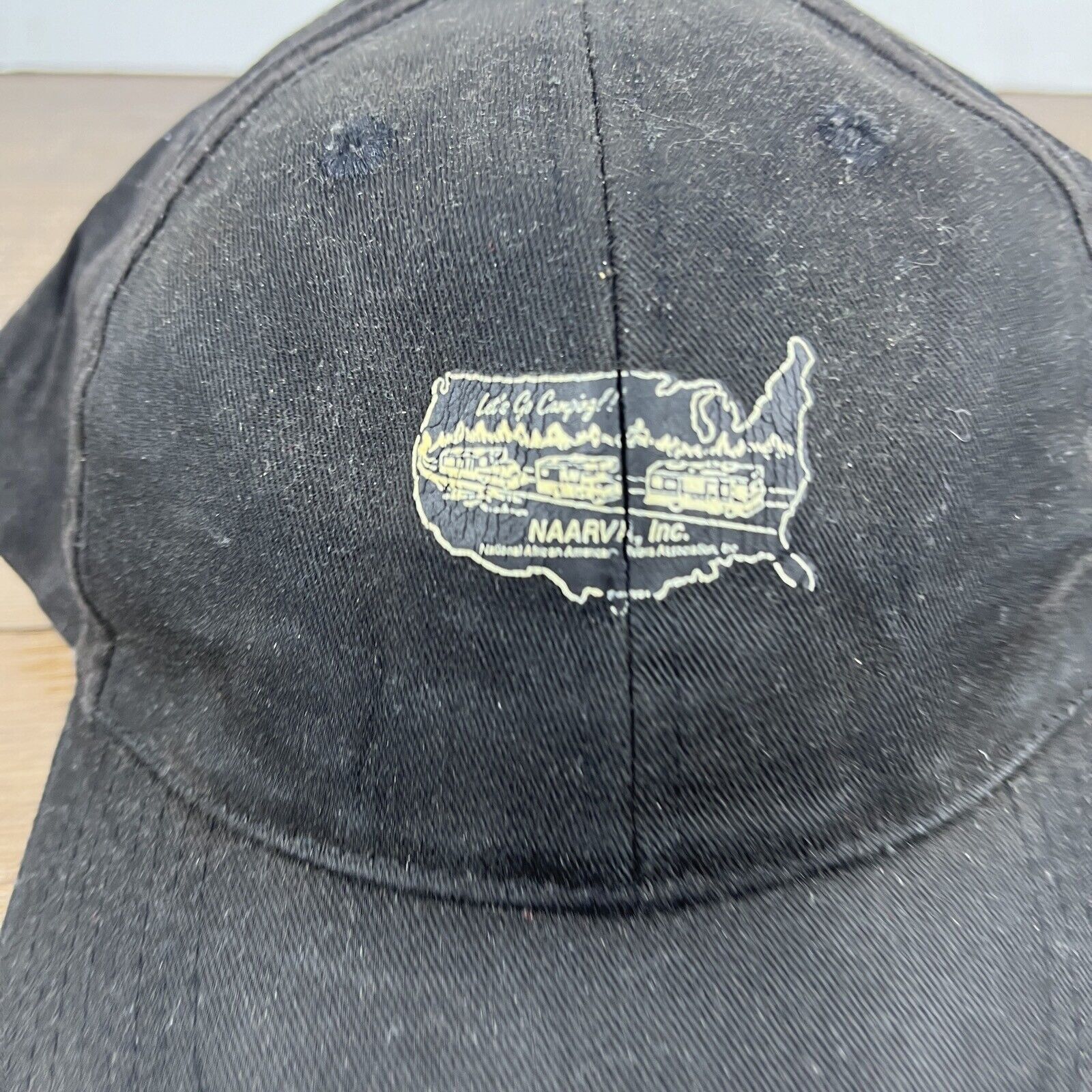 Other NAARVA Camping Hat Black Hat Adjustable Adult Size Hat Black Size ONE SIZE - 7 Thumbnail