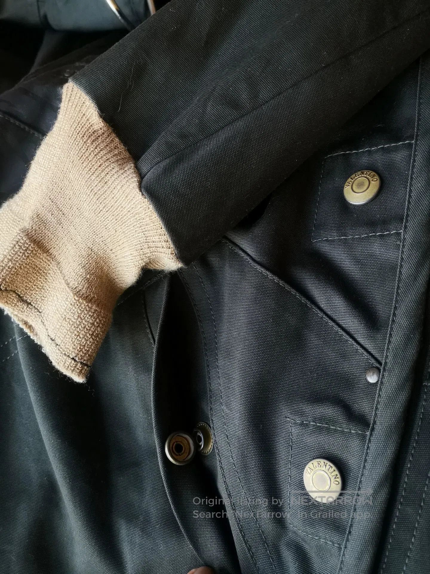 Valentino Valentino Camouflage Denim Coat. Size US L / EU 52-54 / 3 - 5 Thumbnail