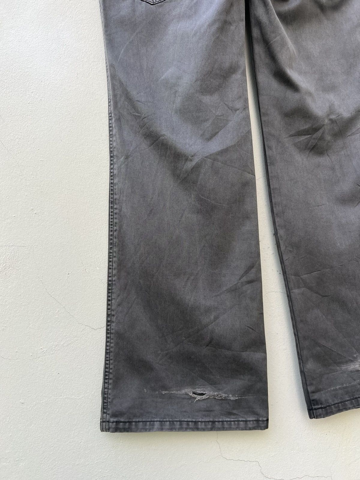 CABANE de ZUCCa × Issey Miyake × Vintage Vintage Issey Miyake Zucca Fade Black Flare Crackerjack Pant Size US 31 - 18 Thumbnail