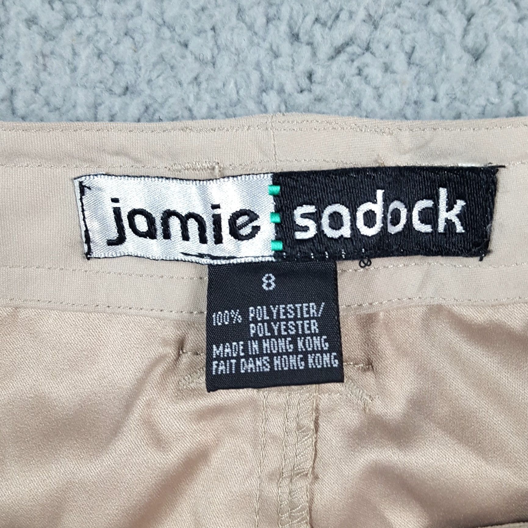 Vintage VINTAGE Jamie Sadock Chino Shorts Womens 16 Beige Lightweight Athletic High Waist Relaxed 90s Bohemian Retro Preppy Casual Fashion Summer Womens Size 38" / US 16 / IT 52 - 7 Thumbnail