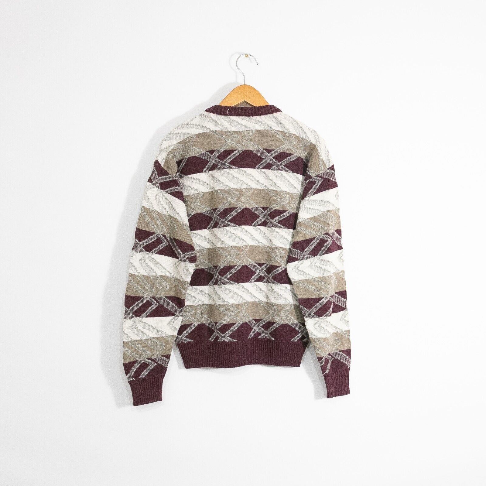 London Fog × Vintage Vintage London Fog Acrylic Sweater Mens Medium - Striped Size US M / EU 48-50 / 2 - 5 Thumbnail