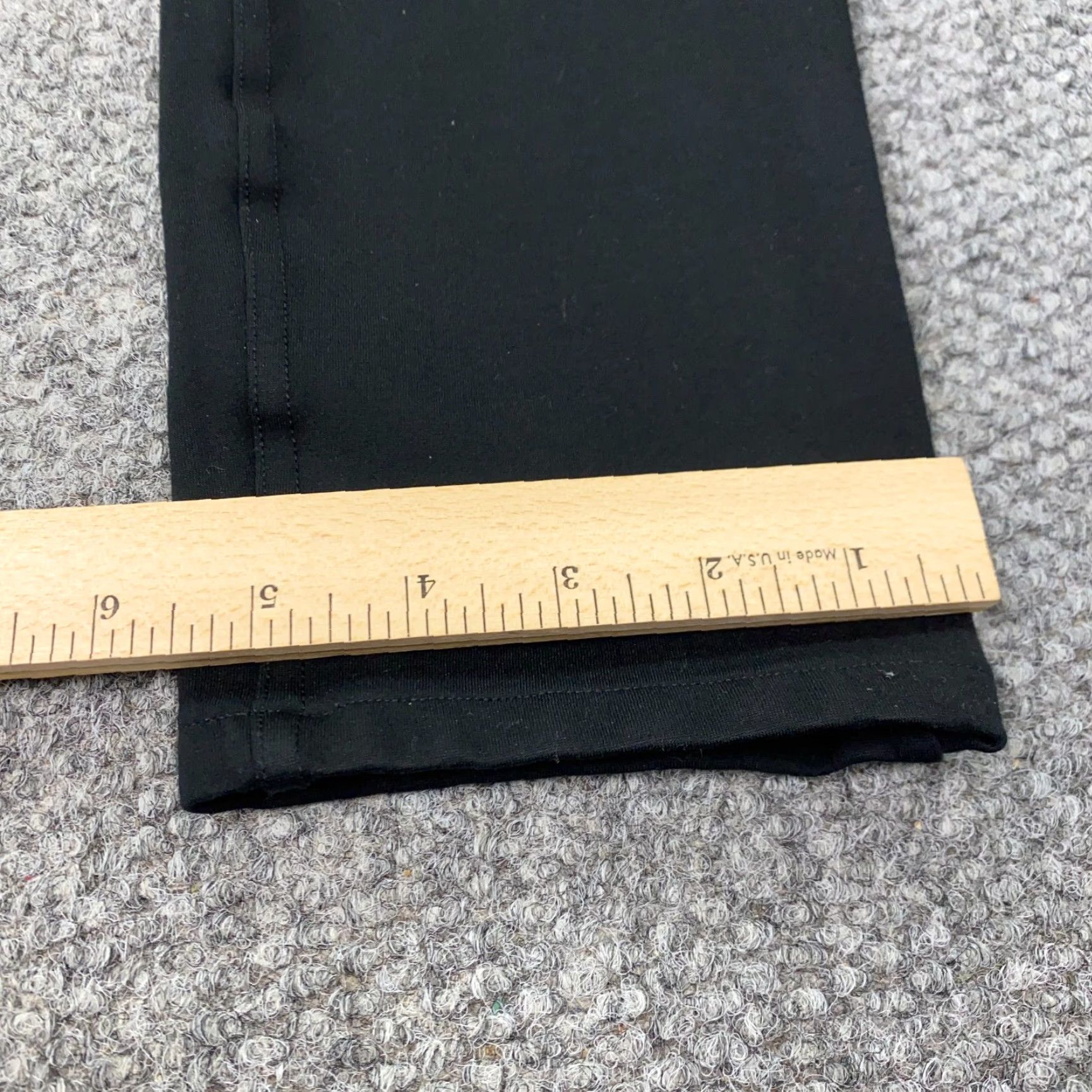 Spanx Spanx Capri Pants Womens M Tall Black Hi-Rise Stretch Straight Size 26" / US 2 / IT 38 - 6 Thumbnail