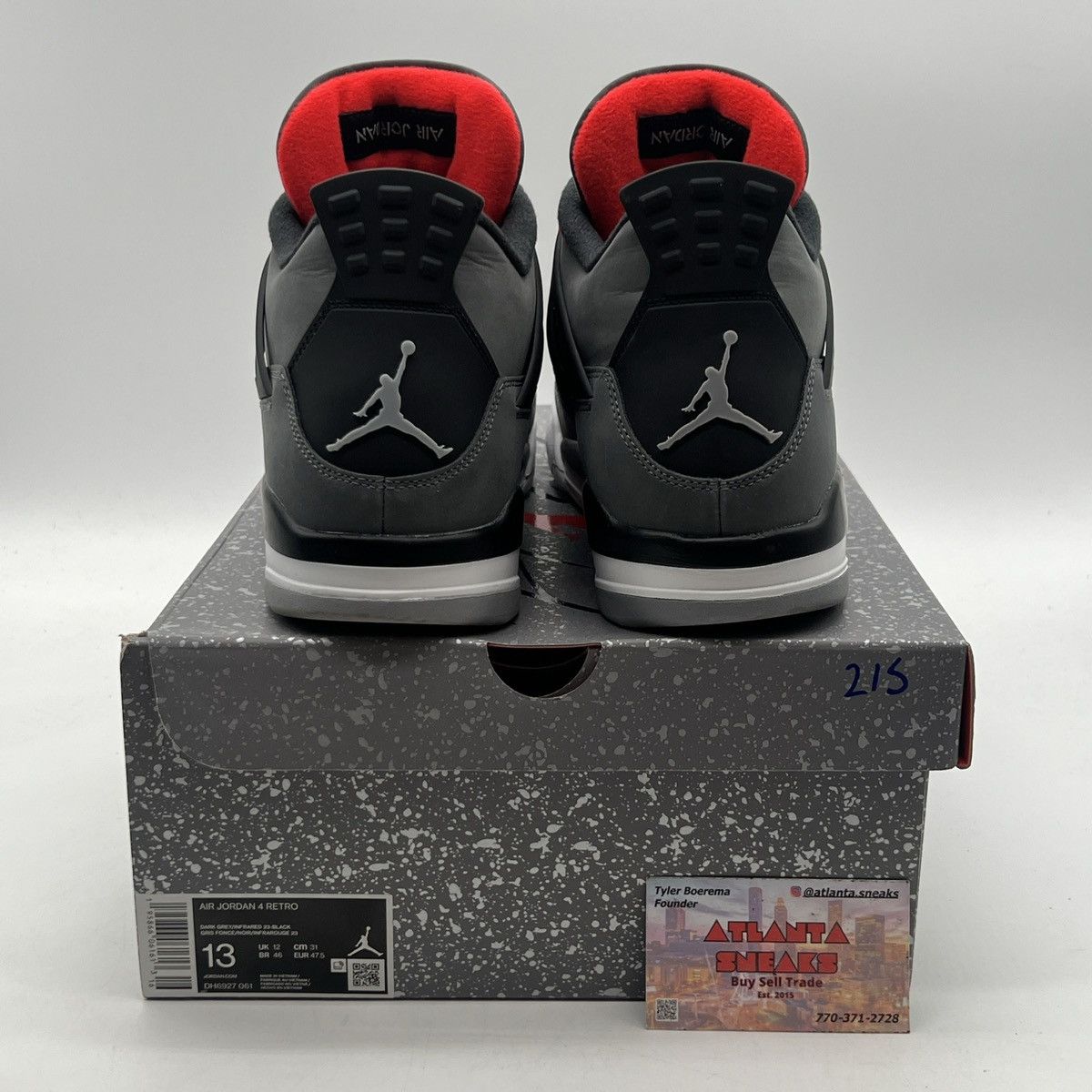 Jordan Brand Air Jordan 4 Infrared Size US 13 / EU 46 - 3 Thumbnail