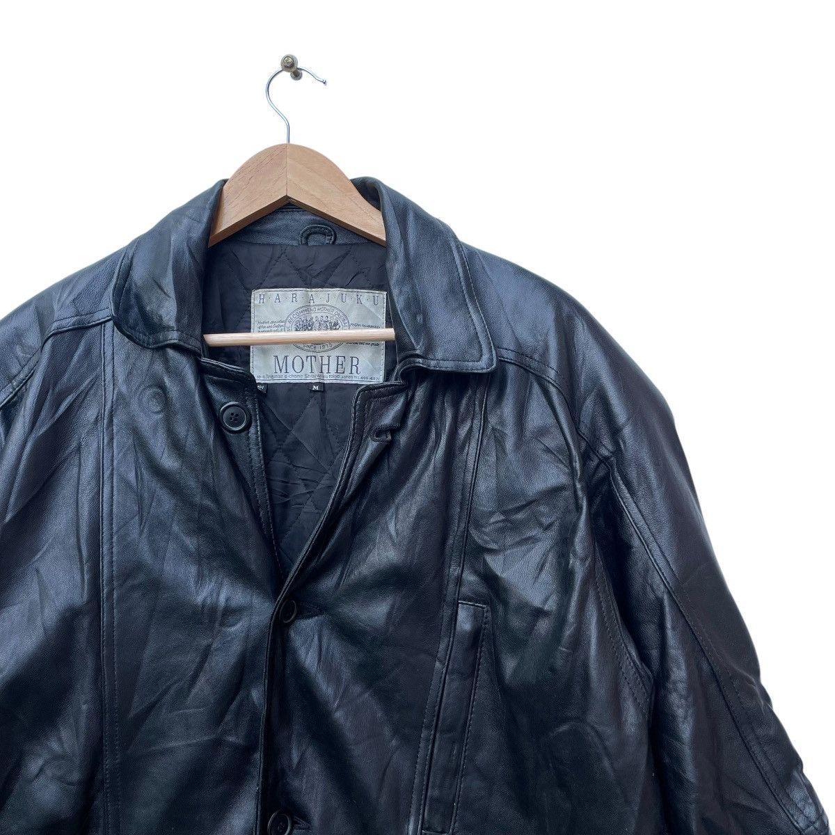 Genuine Leather 💥Vintage Japanese Brand Harajuku Mother Genuine Leather Size US M / EU 48-50 / 2 - 4 Thumbnail
