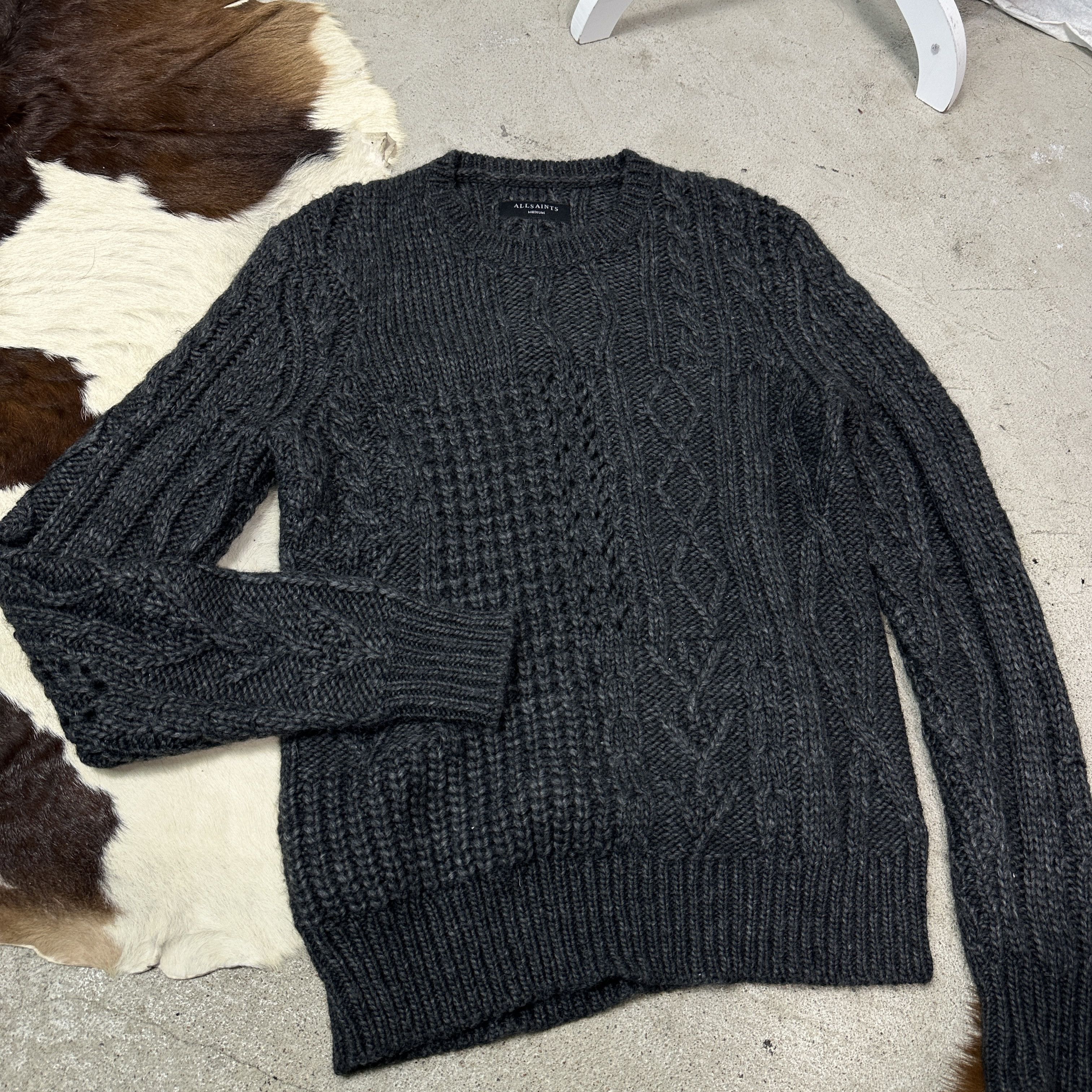 Allsaints Vintage Streetwear Alpaca Wool Allsaints Sweater Y2K Size US M / EU 48-50 / 2 - 3 Thumbnail