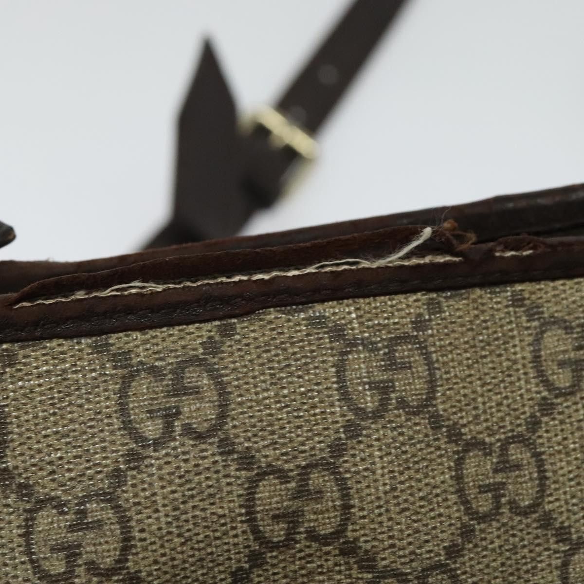 Gucci GUCCI GG Supreme Shoulder Bag Pvc Outlet Beige Silver Size ONE SIZE - 14 Thumbnail