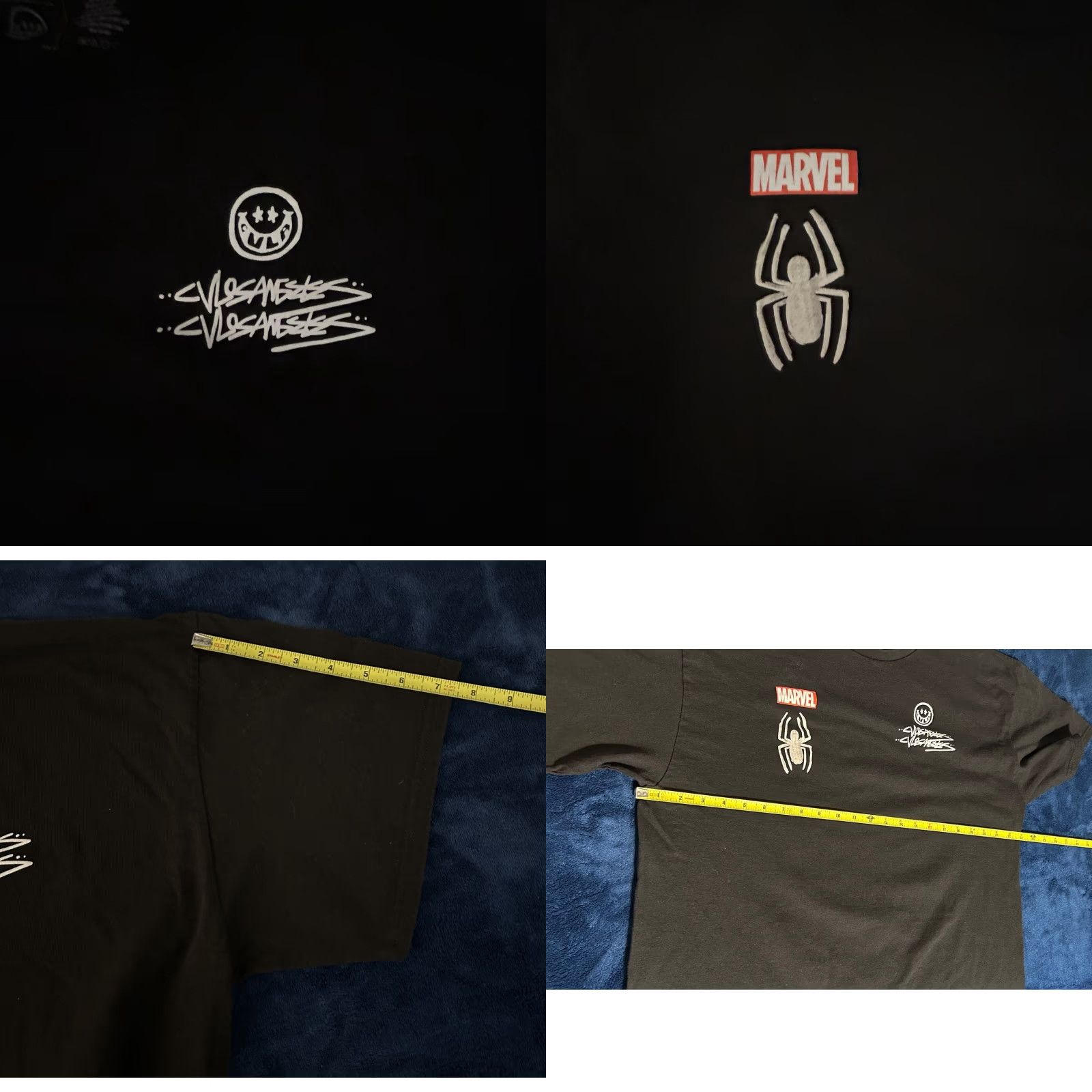 Vintage VINTAGE: No Marvel Spider-Man Shirt Men XL Black Short Sleeve Crew Neck Logo Graphic Tee - Size US XL / EU 56 / 4 - 10 Thumbnail