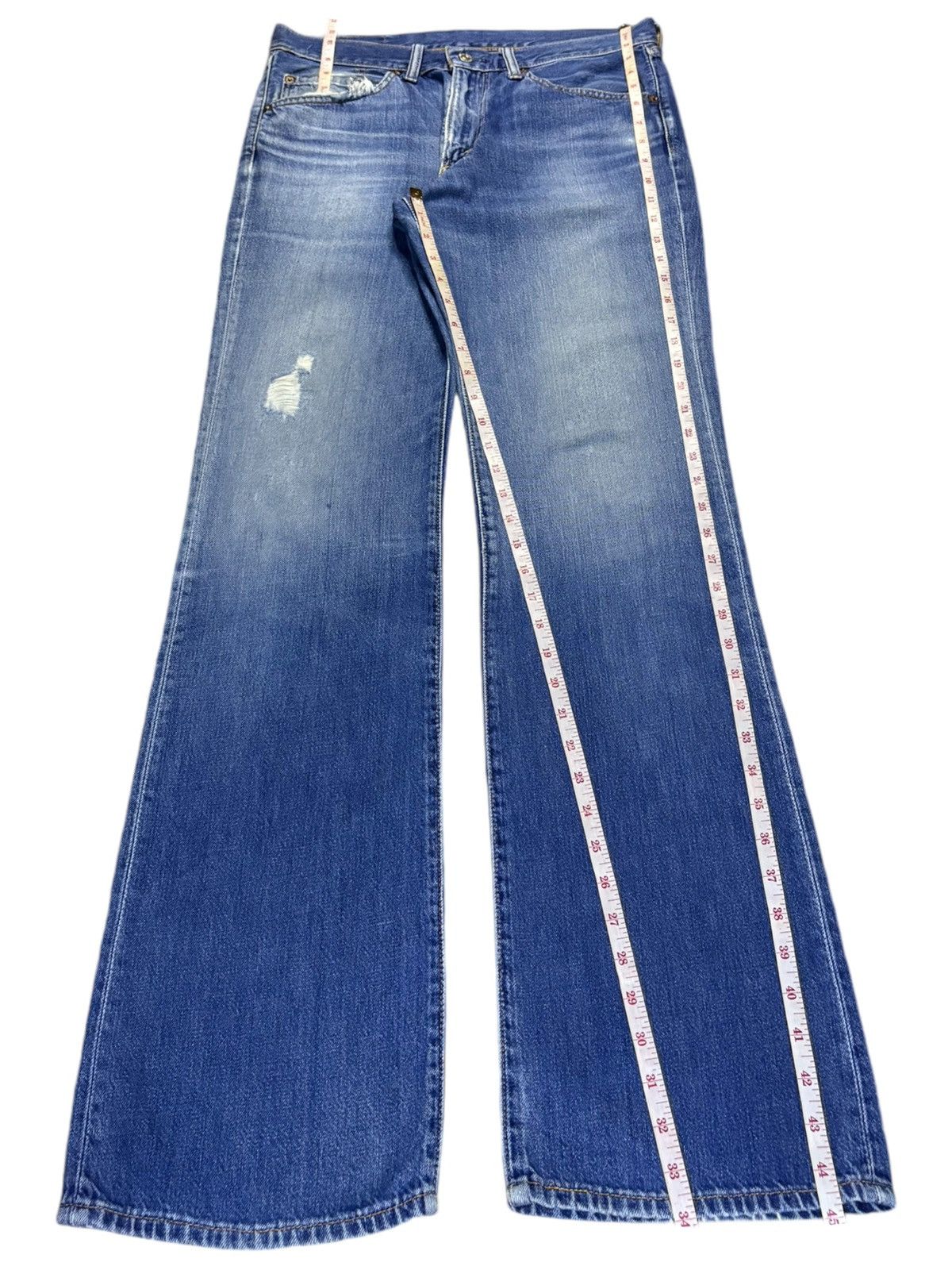 Levi's Vintage 90s Levis 517 Distressed Flare Bootcut Jeans Size US 32 / EU 48 - 13 Thumbnail