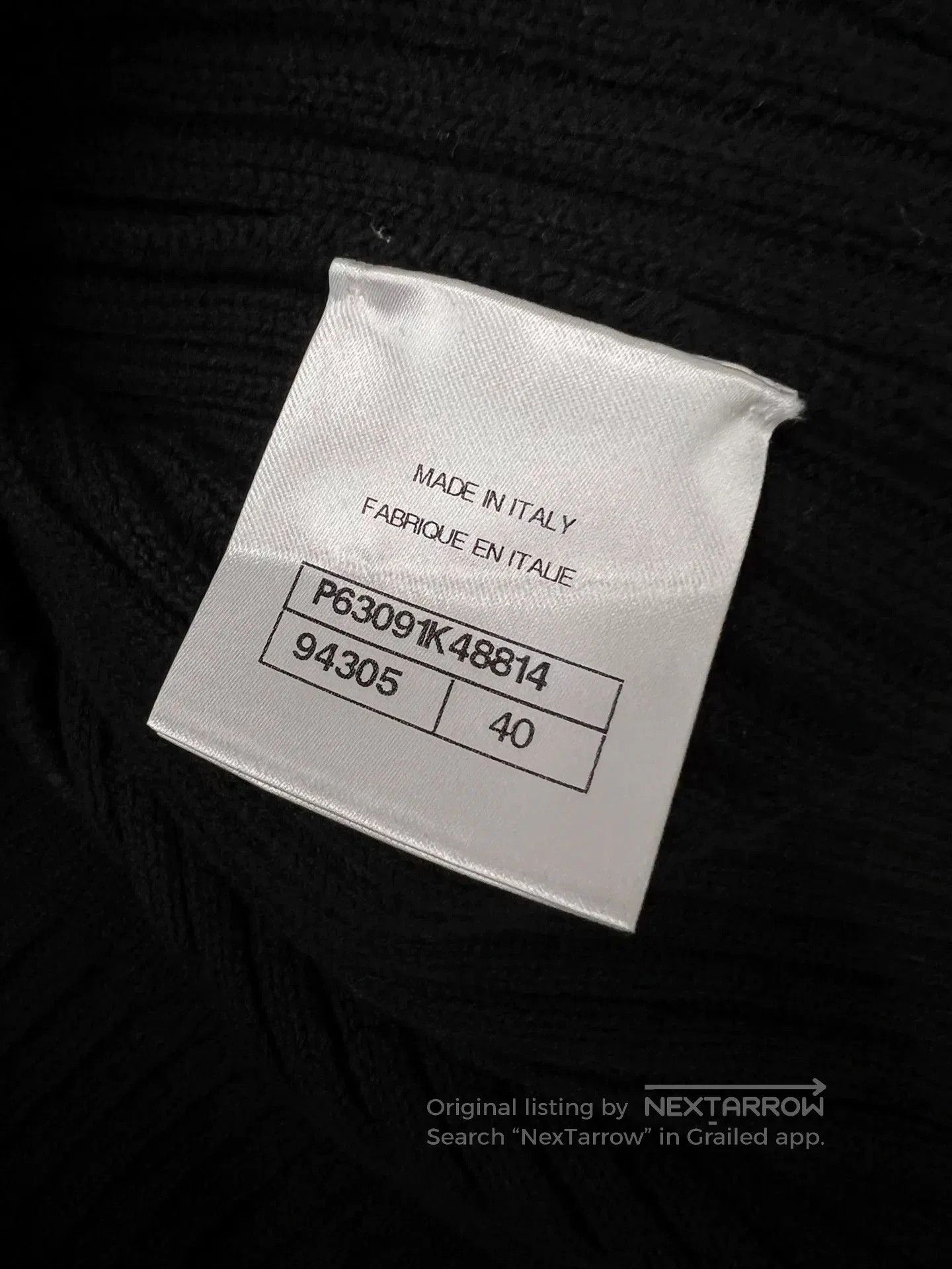 Chanel Chanel Black Gold Button Knit Cardigan. Size US L / EU 52-54 / 3 - 5 Thumbnail