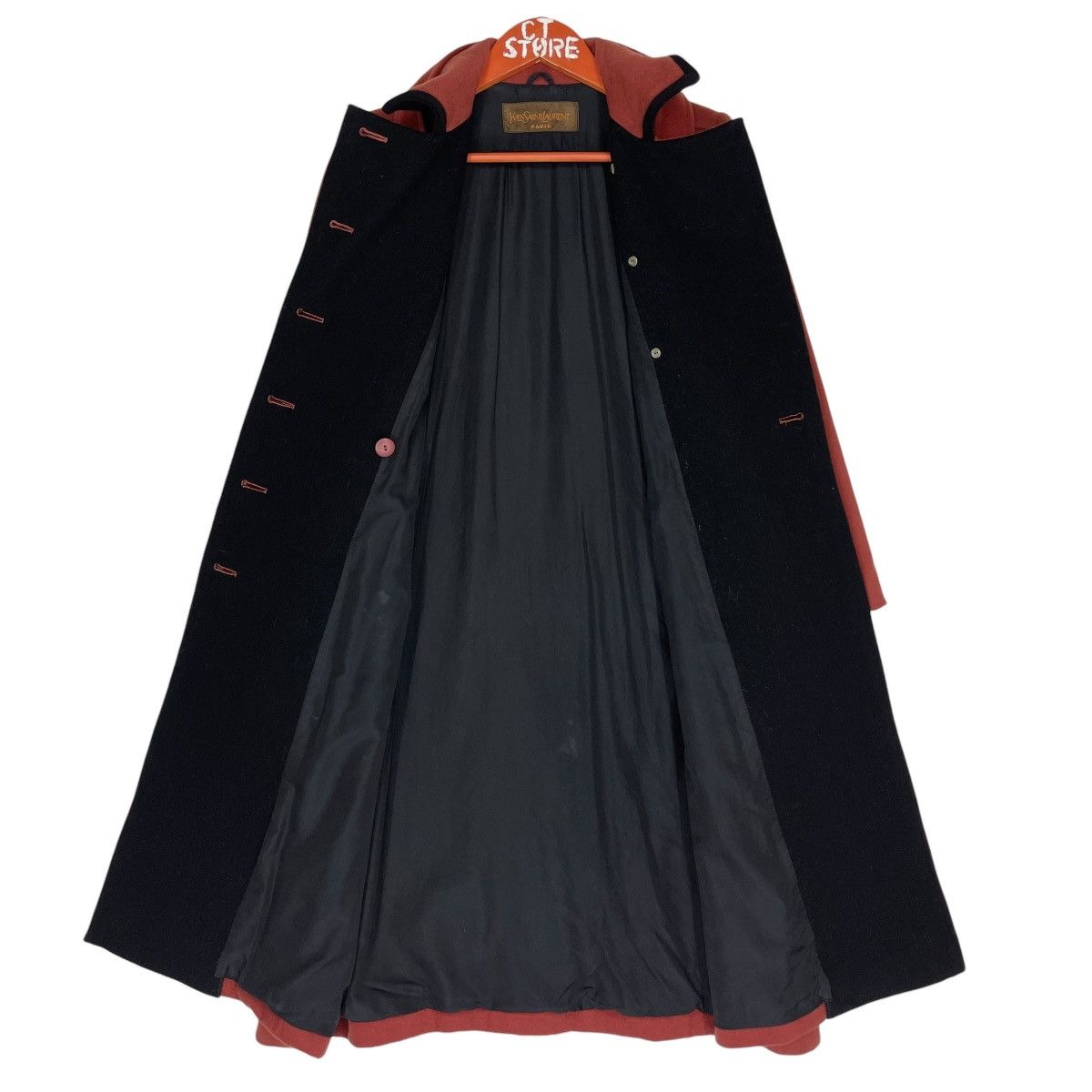 Vintage × Yves Saint Laurent Vintage Yves Saint Lauren Paris Coat Size M / US 6-8 / IT 42-44 - 3 Thumbnail