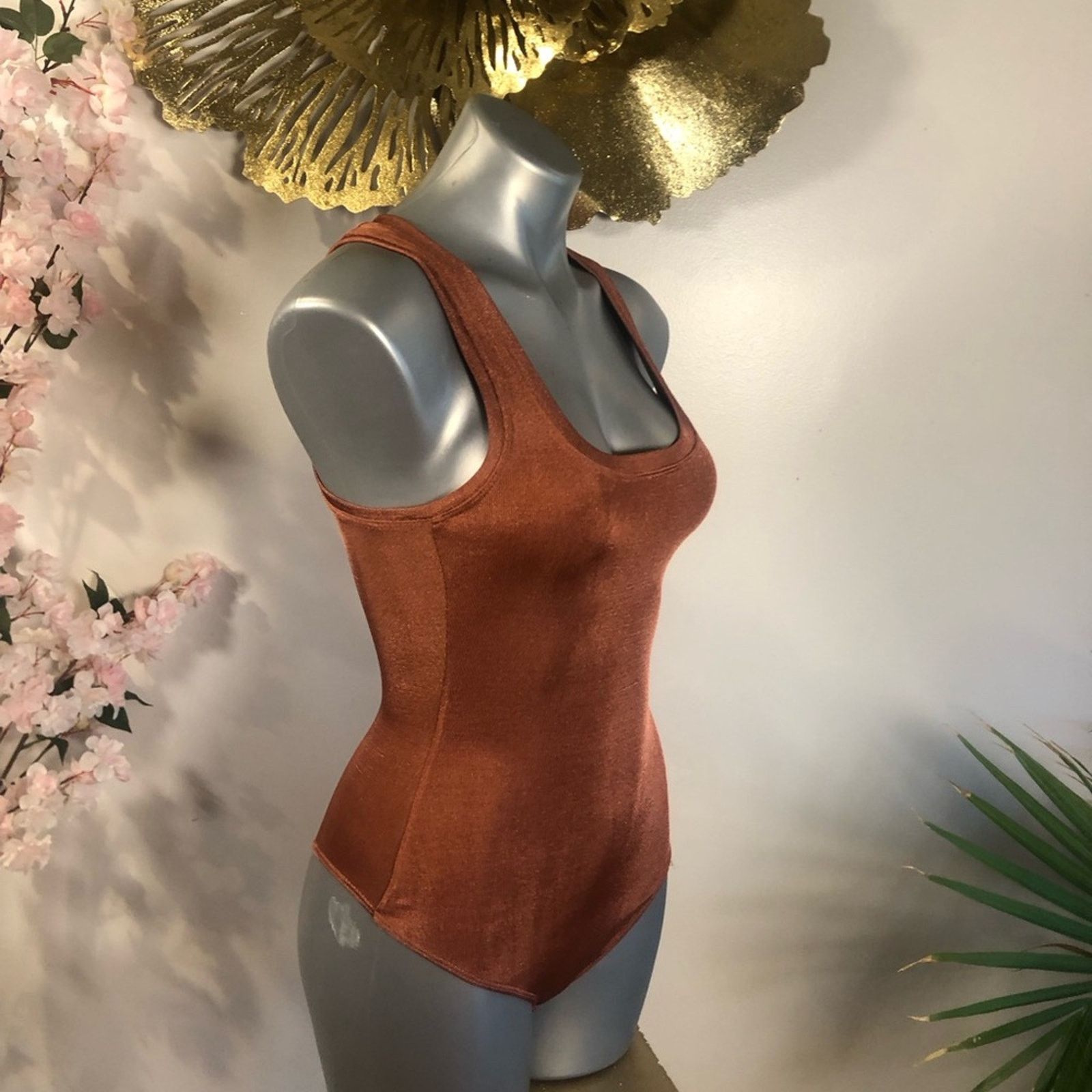 ALIX NYC Bodysuit top shirt brown Alix NY Size XS / US 0-2 / IT 36-38 - 6 Thumbnail