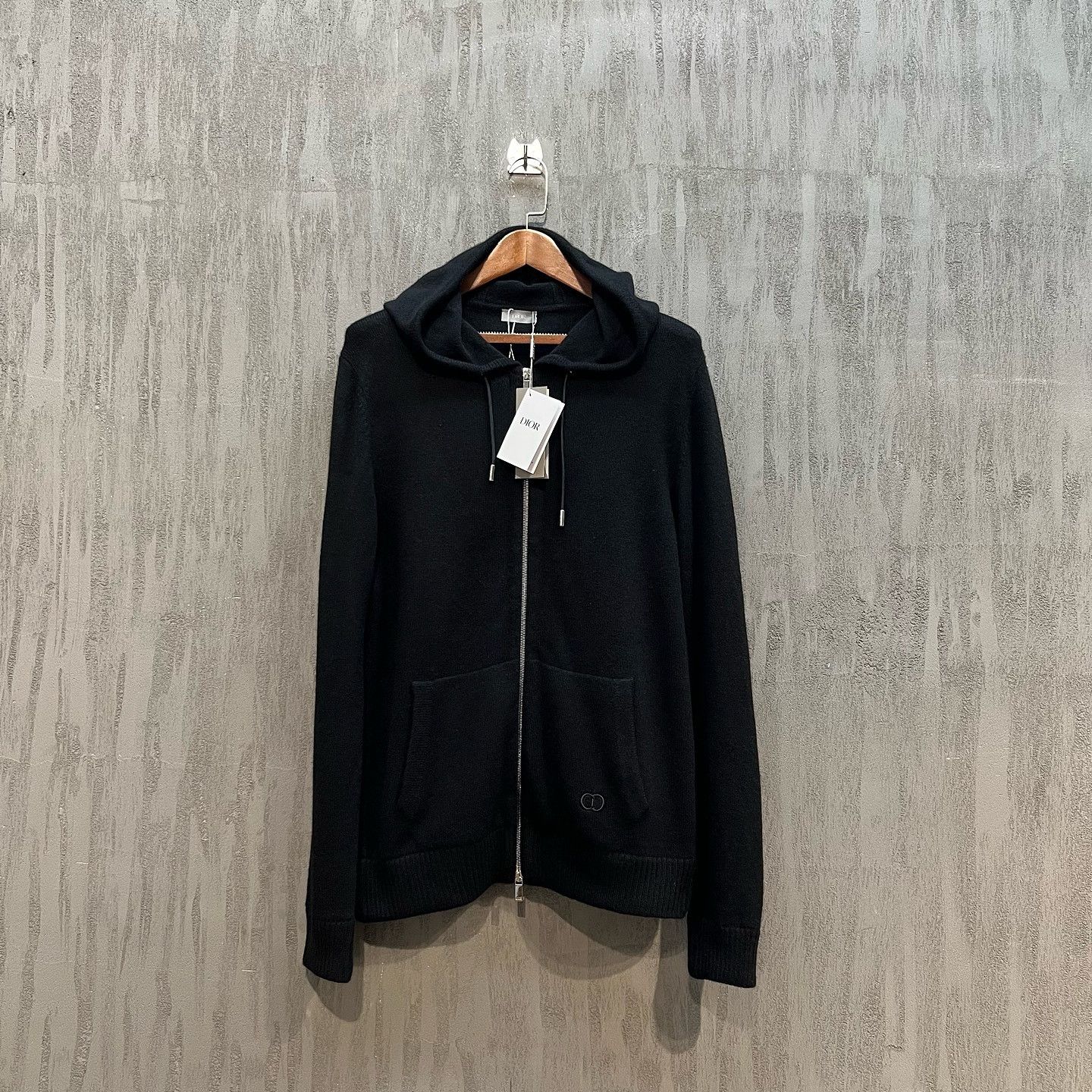 Dior Dior Cashmere Zip Hoodie Size L Size US L / EU 52-54 / 3 - 1 Thumbnail