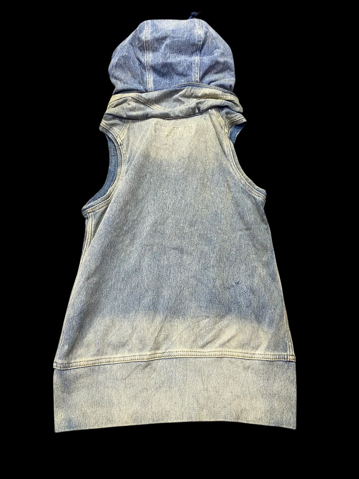 GOA Genuine Vintage G.O.A Denim Hooded Sleeveless Vest Zip Up Size US M / EU 48-50 / 2 - 11 Thumbnail