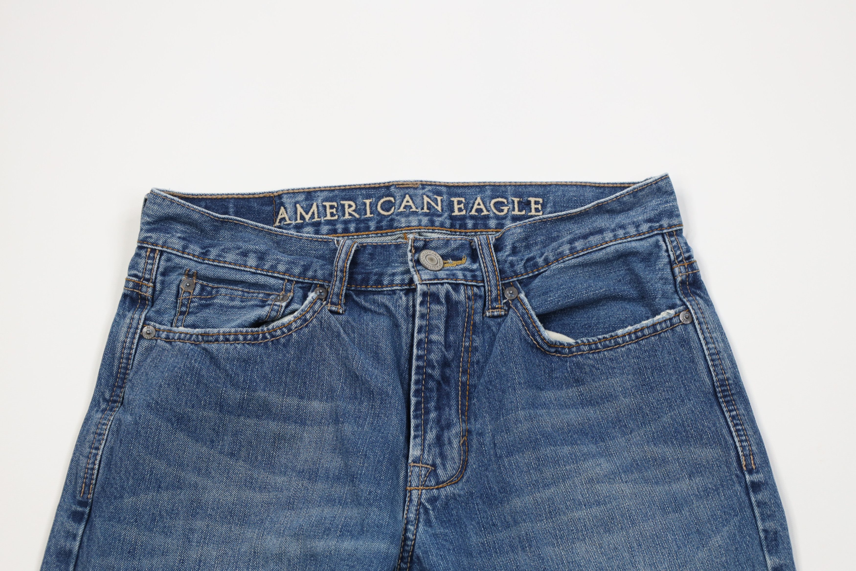 American Eagle Outfitters Vintage Y2K American Eagle Outfitters Wide Leg Bootcut Jeans Size US 29 - 2 Thumbnail