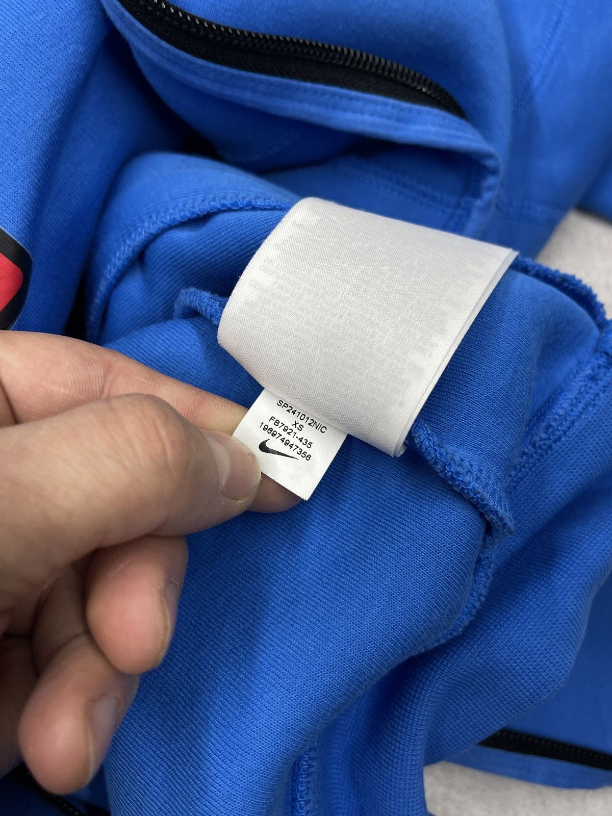 Nike Mens Nike Tech Fleece Full Zip Hoodie Blue Y2K ACG TN Size US XS / EU 42 / 0 - 10 Thumbnail