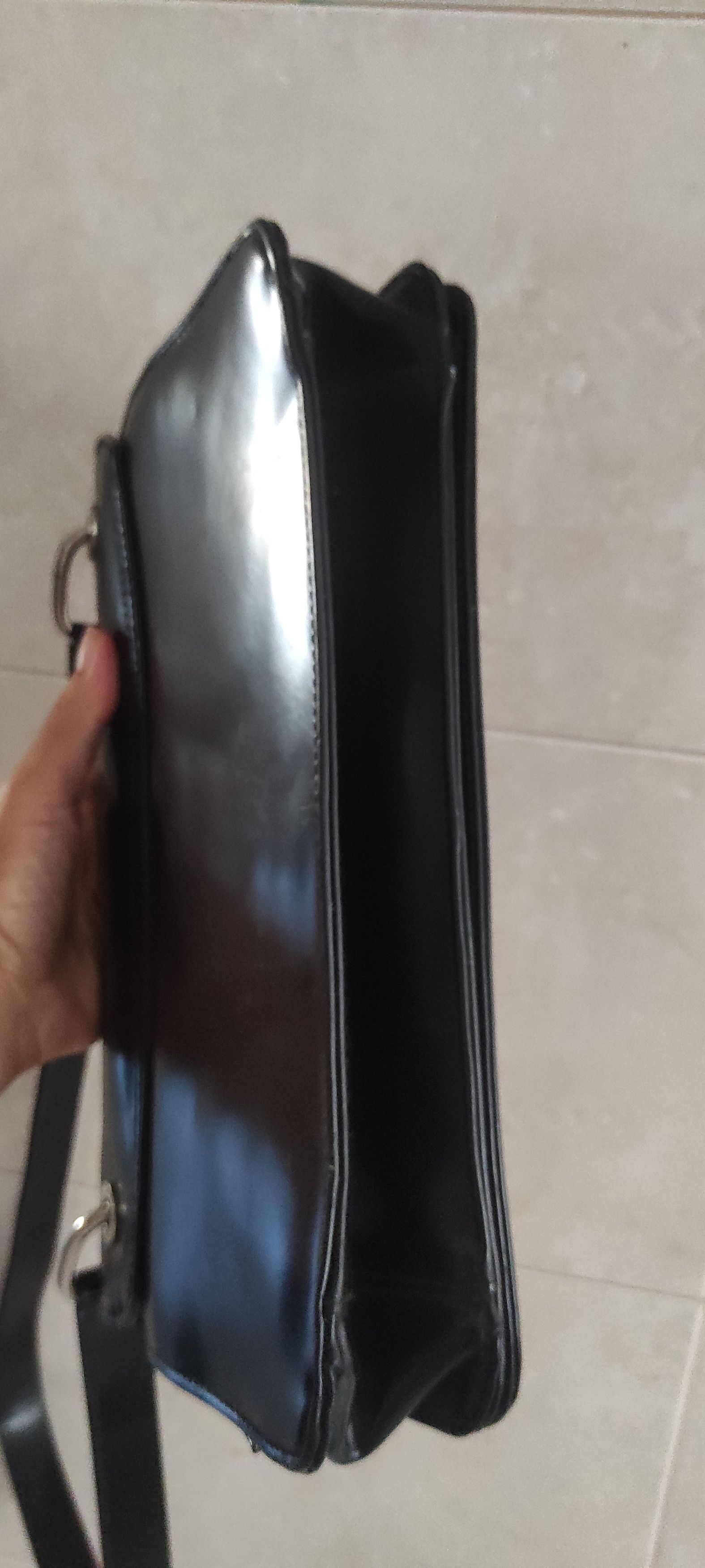 Leather × PICARD Vintage Picard Genuine Leather Women's Black Shoulder Bag Size ONE SIZE - 8 Thumbnail