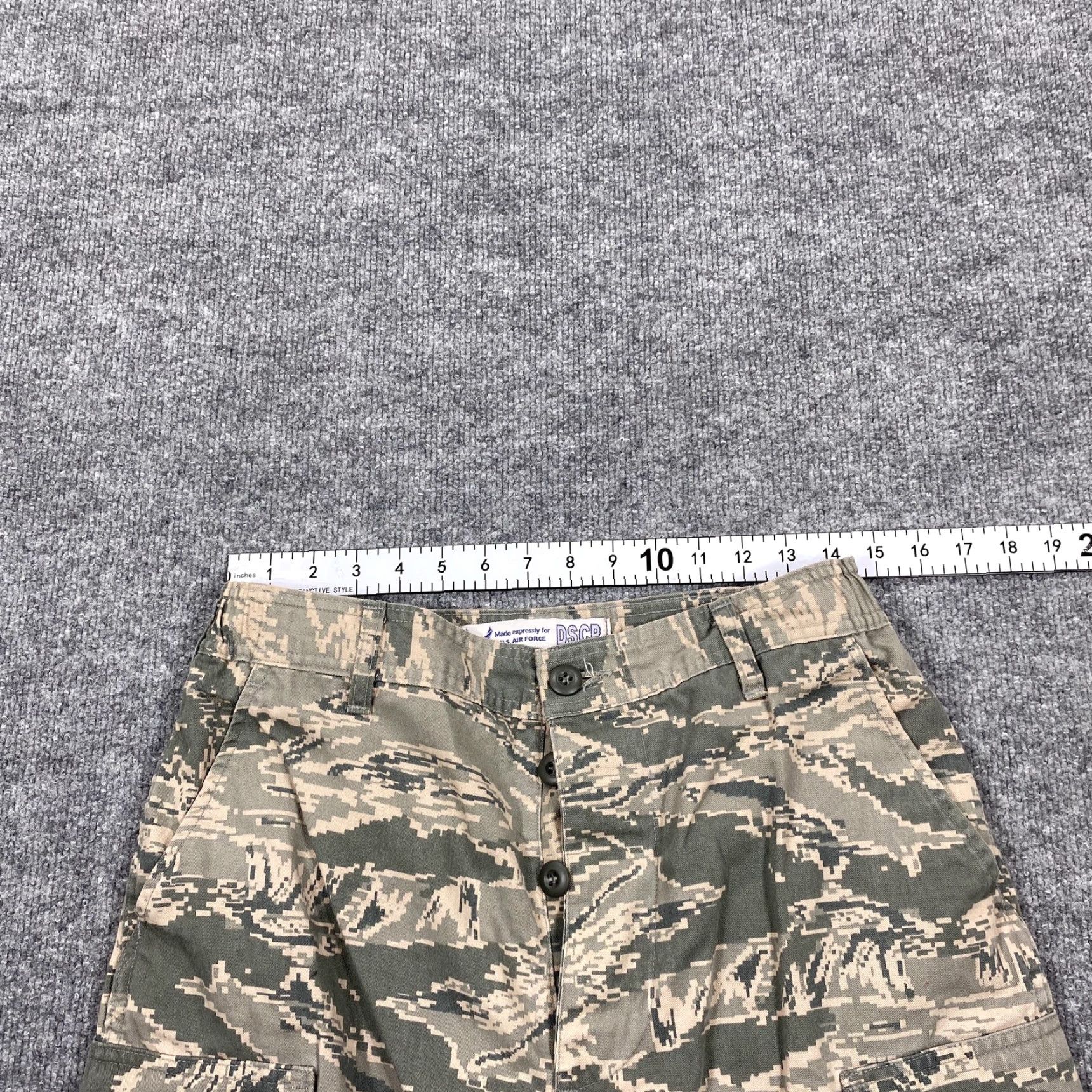Vintage Propper International Cargo Pants Mens 32x32 Green Camouflage Air Force Utility Pants Size US 32 / EU 48 - 6 Thumbnail