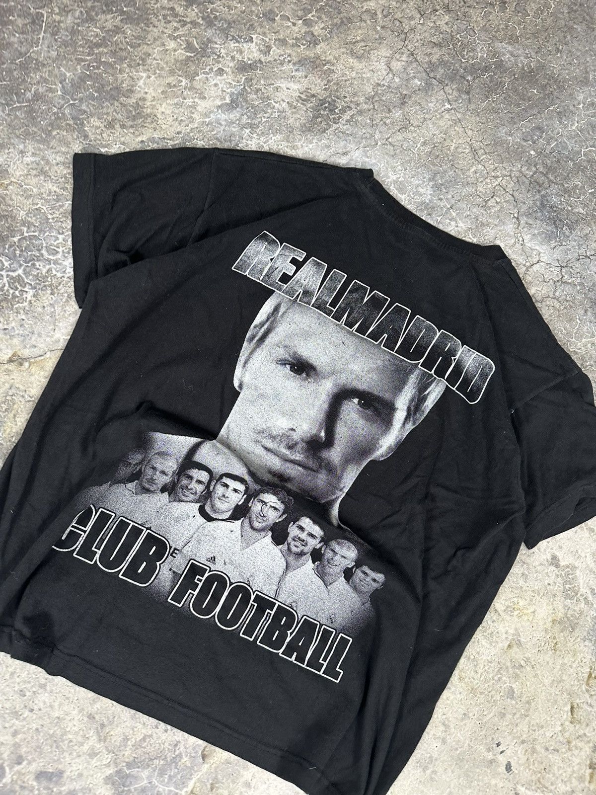 Vintage Vintage Real Madrid David Beckham Croppedtee Size US XXL / EU 58 / 5 - 5 Thumbnail