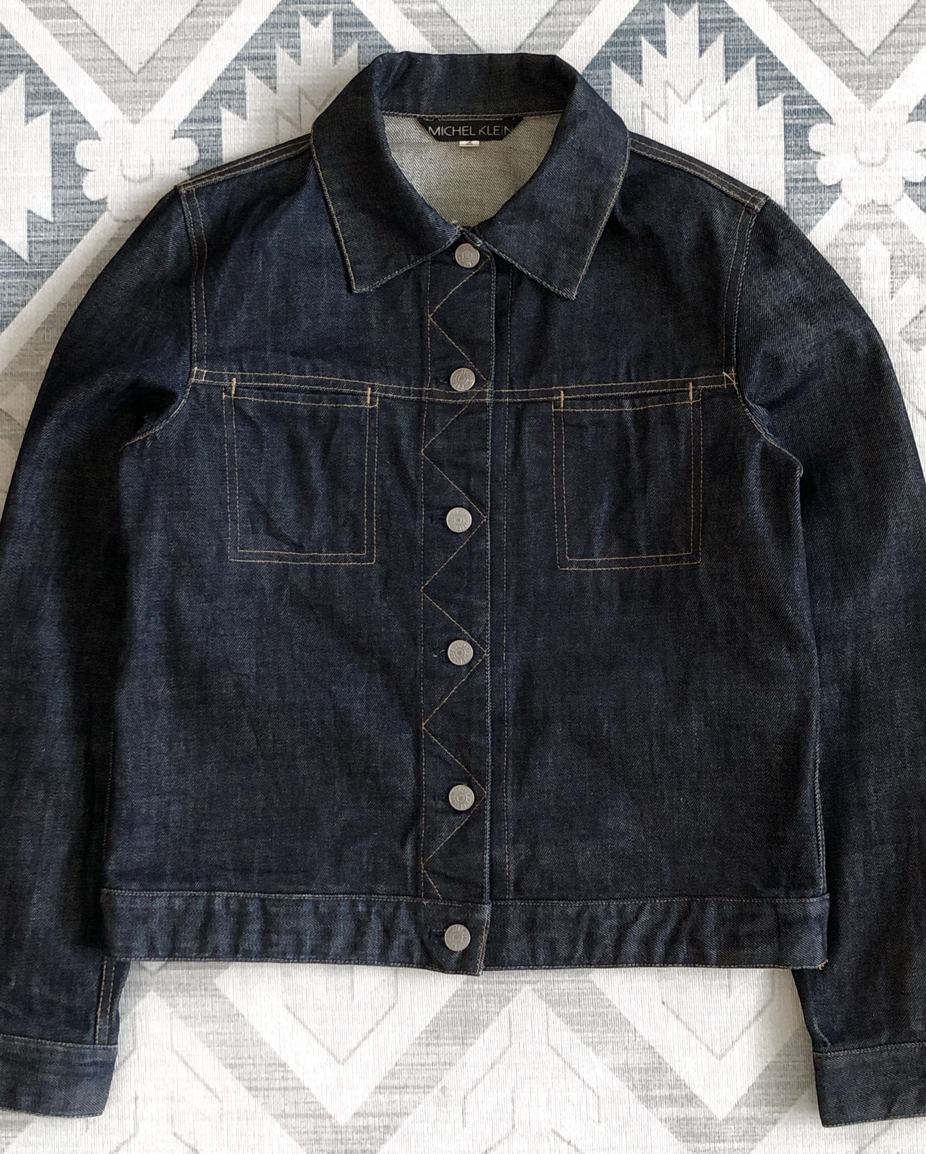 Michel Klein × Vintage VINTAGE MICHEL KLEIN DENIM JACKET Size S / US 4 / IT 40 - 5 Thumbnail