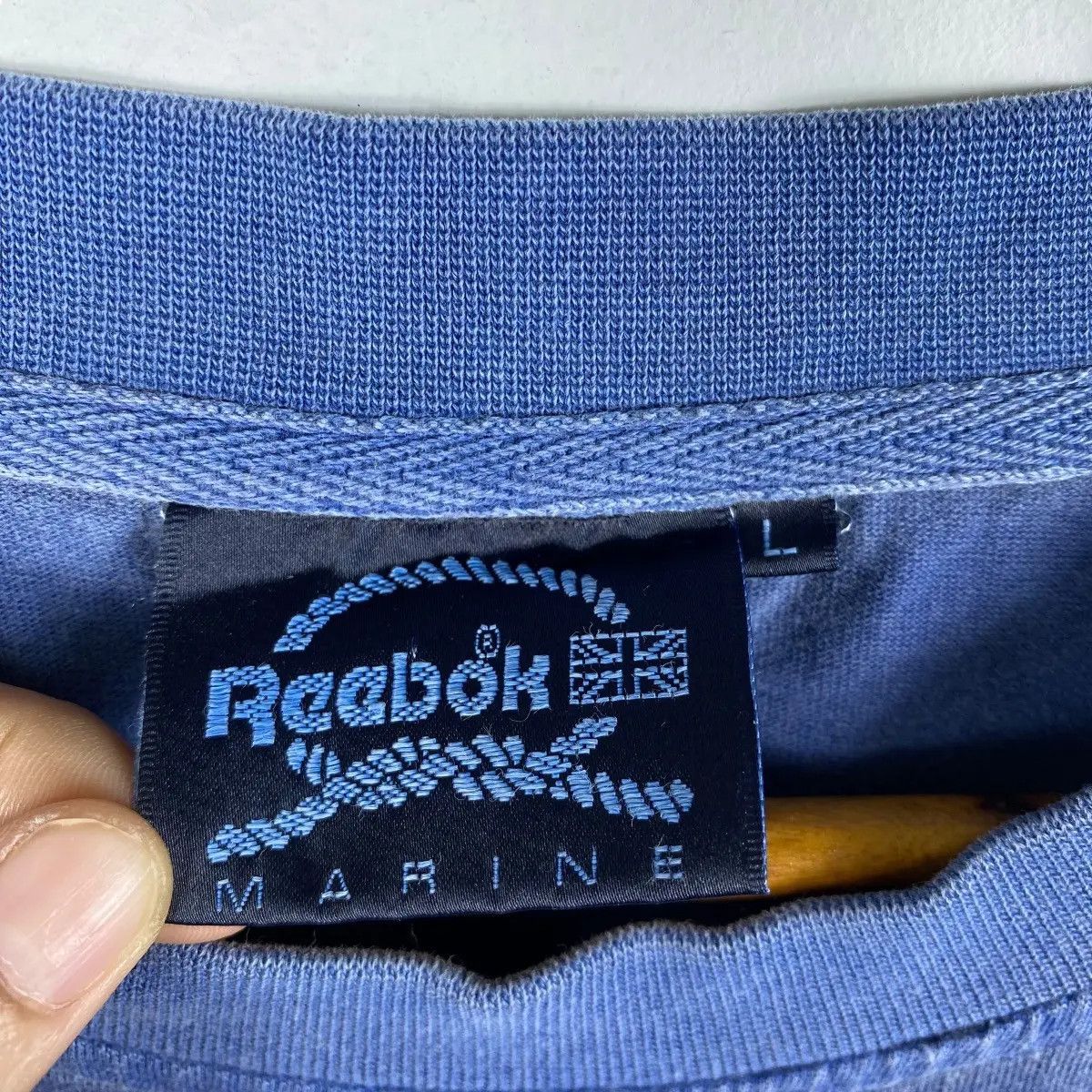 Reebok Vintage 90's REEBOK MARINE Ride The Eternal Waves Tee Shirt Size US L / EU 52-54 / 3 - 6 Thumbnail