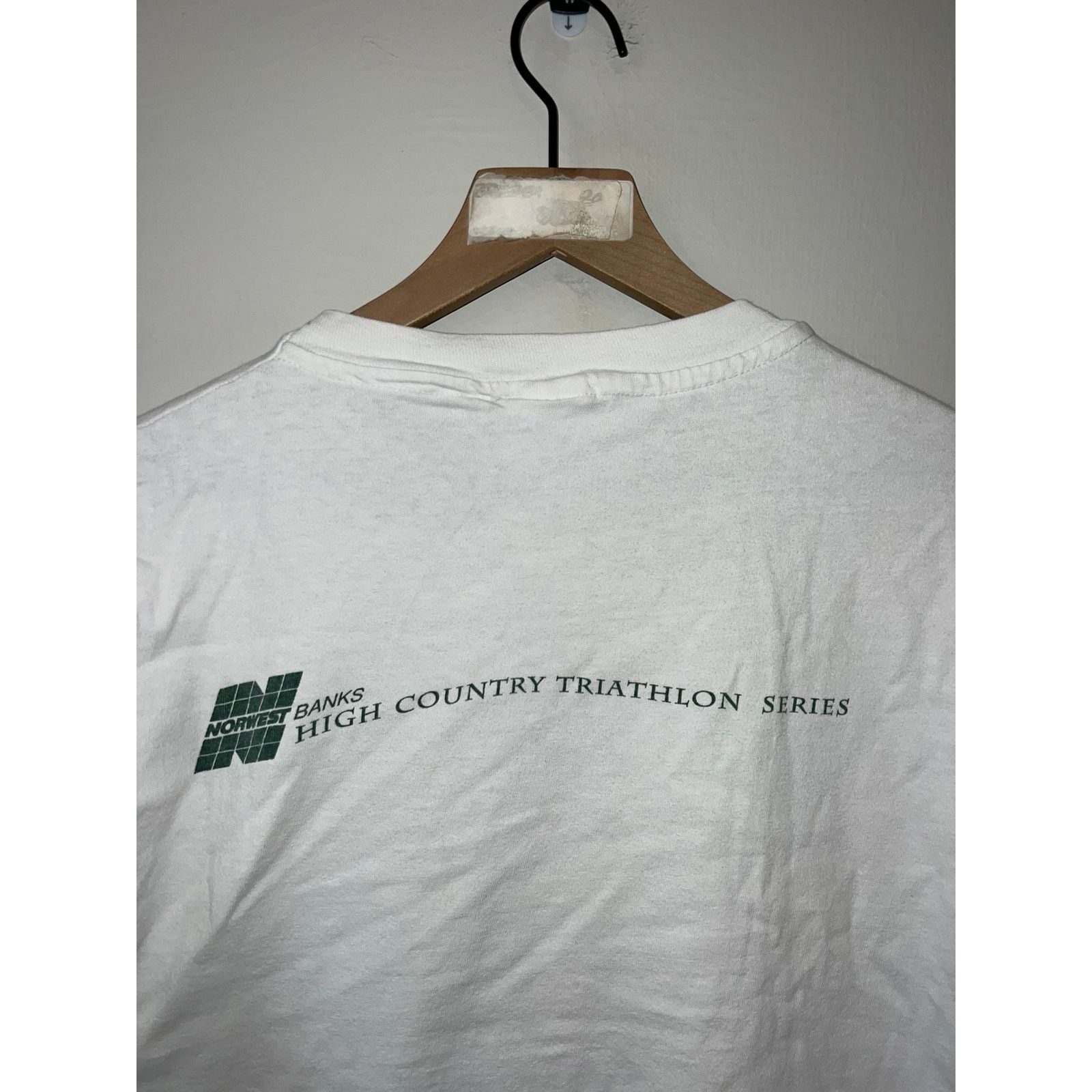 Hanes Vintage Aspen Shirt 4th High Country Triathlon Cycle XL 90s Size US XL / EU 56 / 4 - 9 Thumbnail