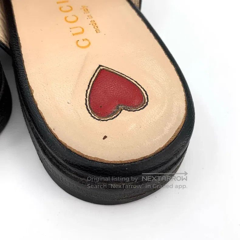 Gucci Gucci Black five-pointed star bee embroidered horse collar Size US 10.5 / IT 40.5 - 8 Thumbnail
