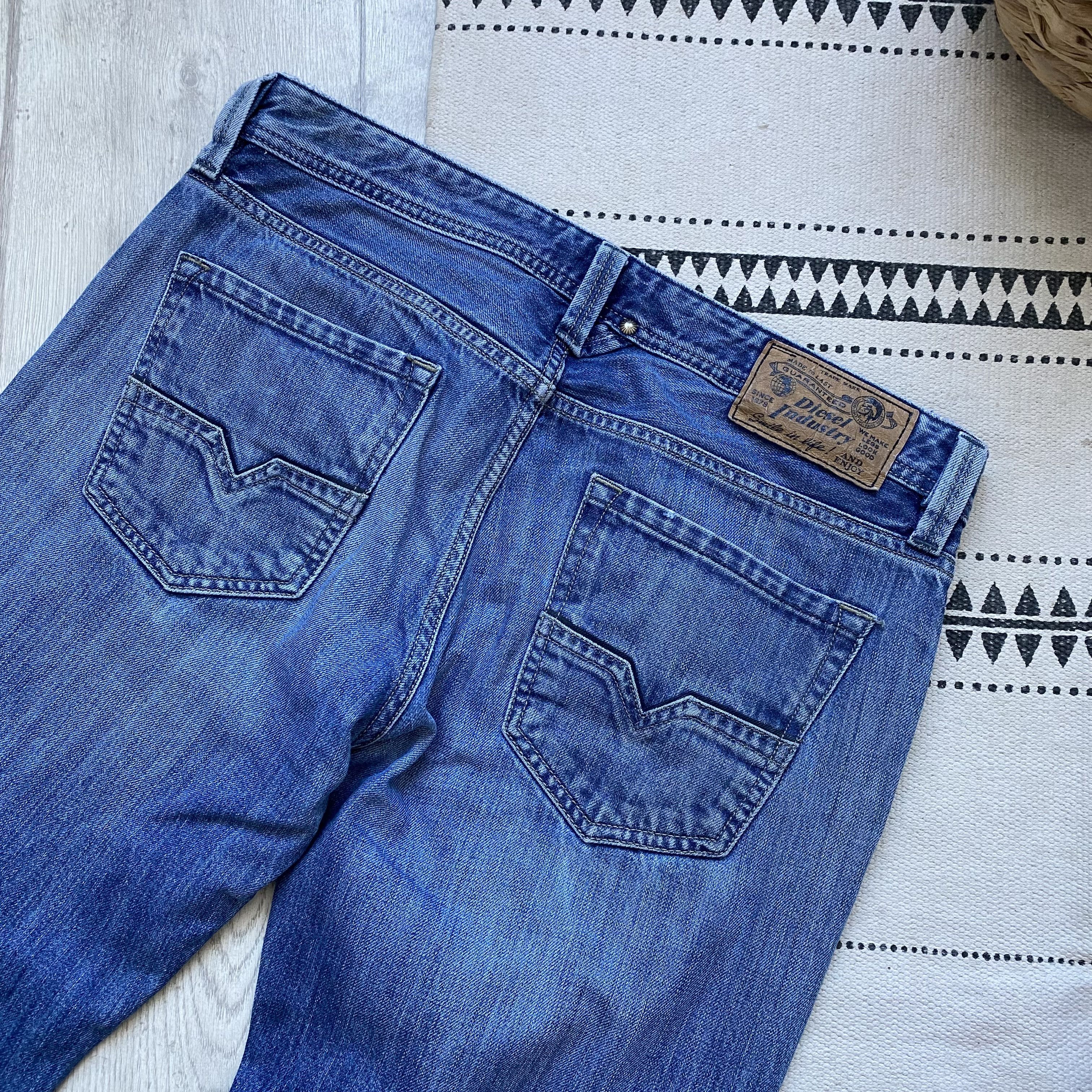 Diesel 👖 Vintage 2000s Diesel Distressed Denim Y2K Retro style Size US 32 / EU 48 - 12 Thumbnail