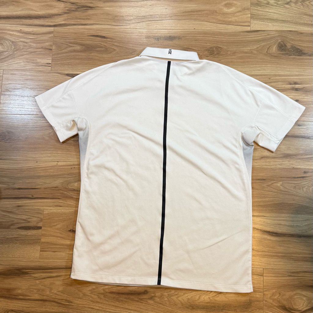 Nike Nike Men’s L Tiger Woods Dri-Fit Golf Polo White Size US L / EU 52-54 / 3 - 2 Thumbnail