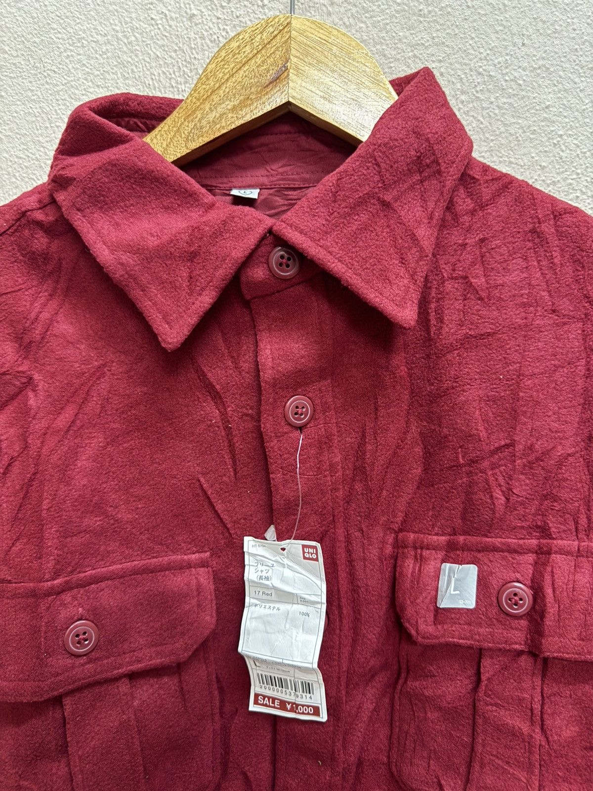 Japanese Brand × Uniqlo Uniqlo Button Up Longsleeve Micro Fleece Shirt Size US M / EU 48-50 / 2 - 13 Thumbnail